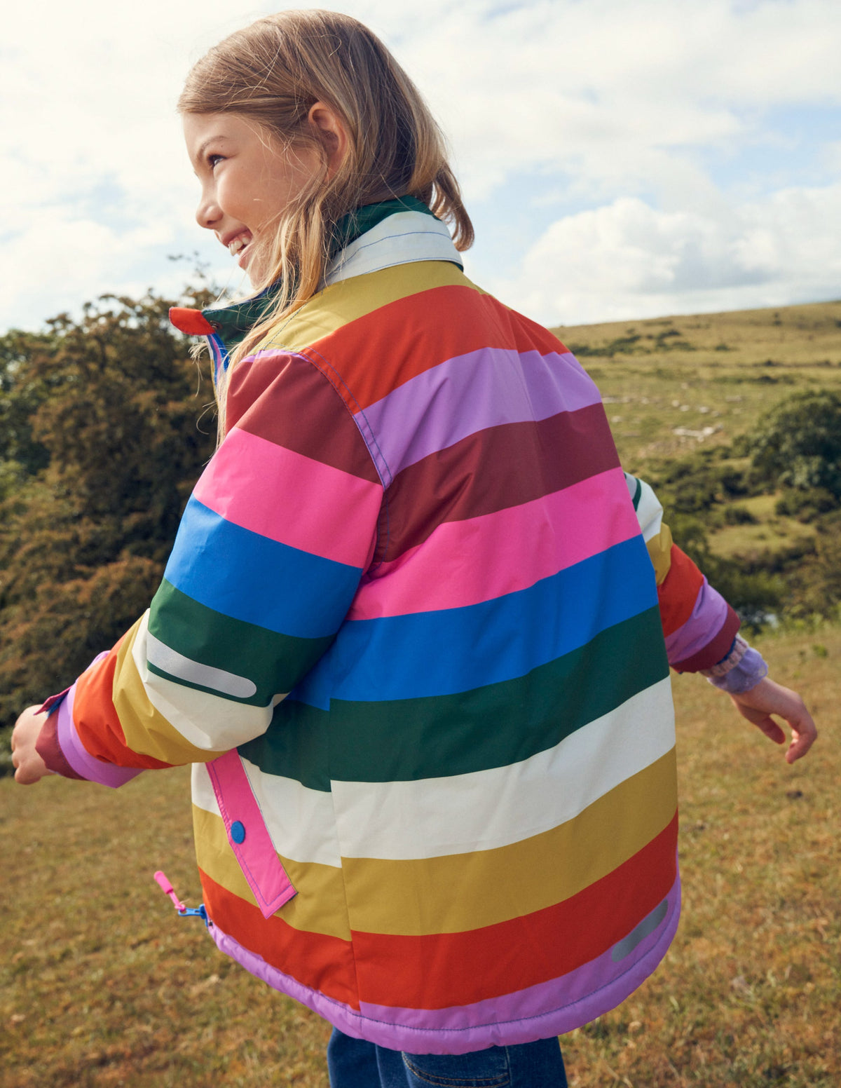 All-weather Waterproof Jacket-Multi Stripe-6