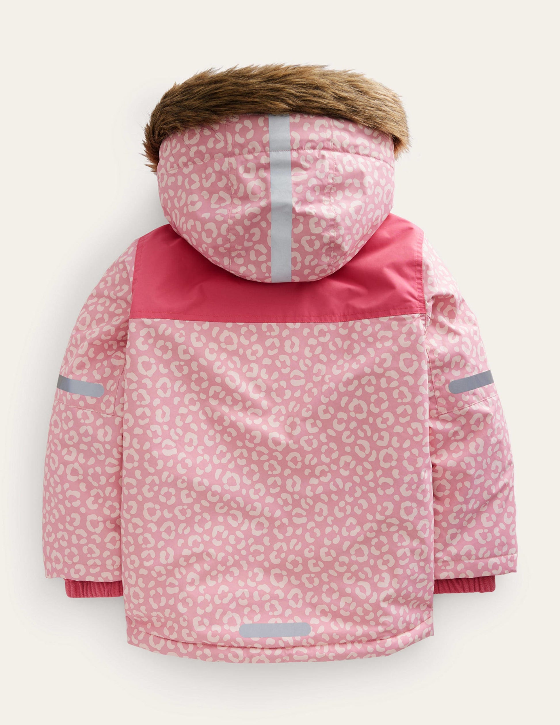 All-weather Waterproof Jacket-Pink Leopard-2