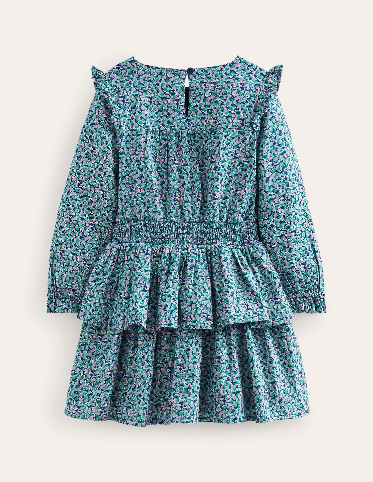 Frill Cotton Dress-Ditsy Floral - Image 2