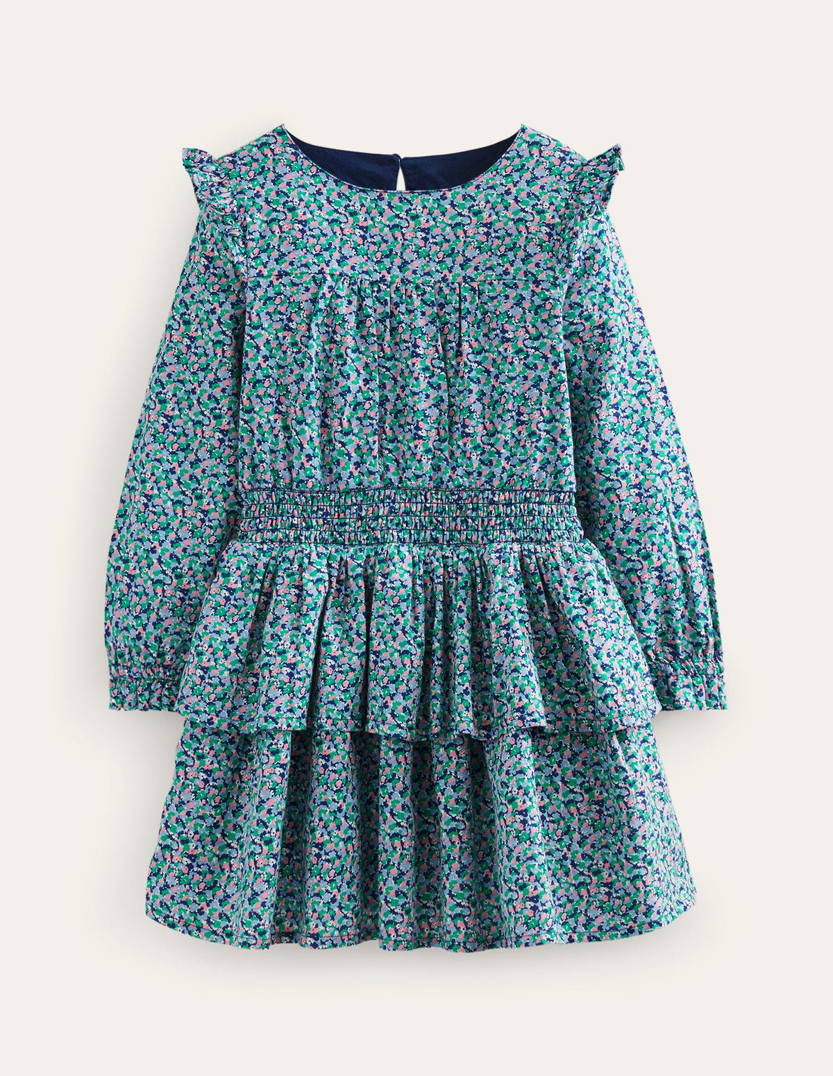 Frill Cotton Dress-Ditsy Floral - Image 1