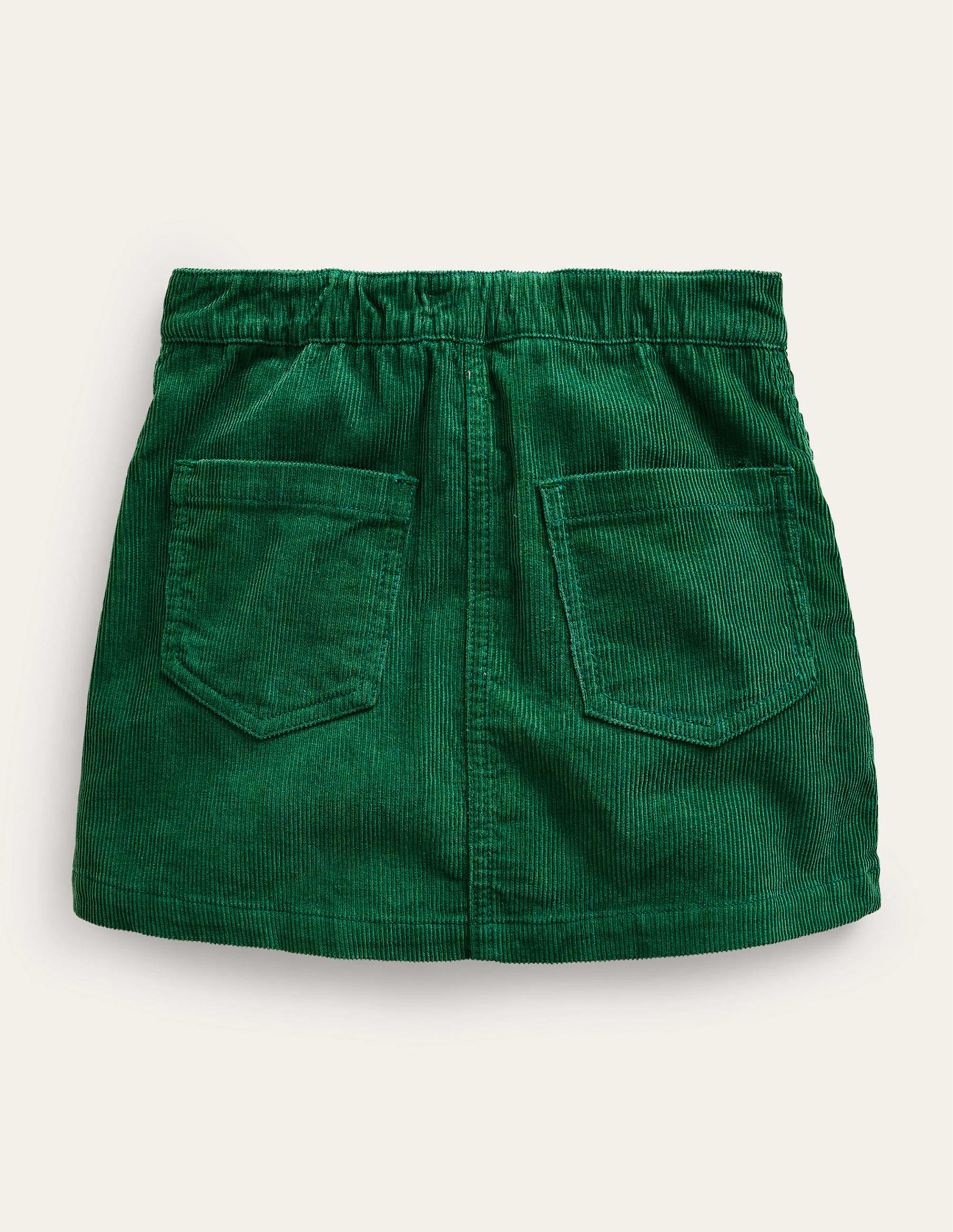 A-Line Mini Skirt-Deep Green - Image 2