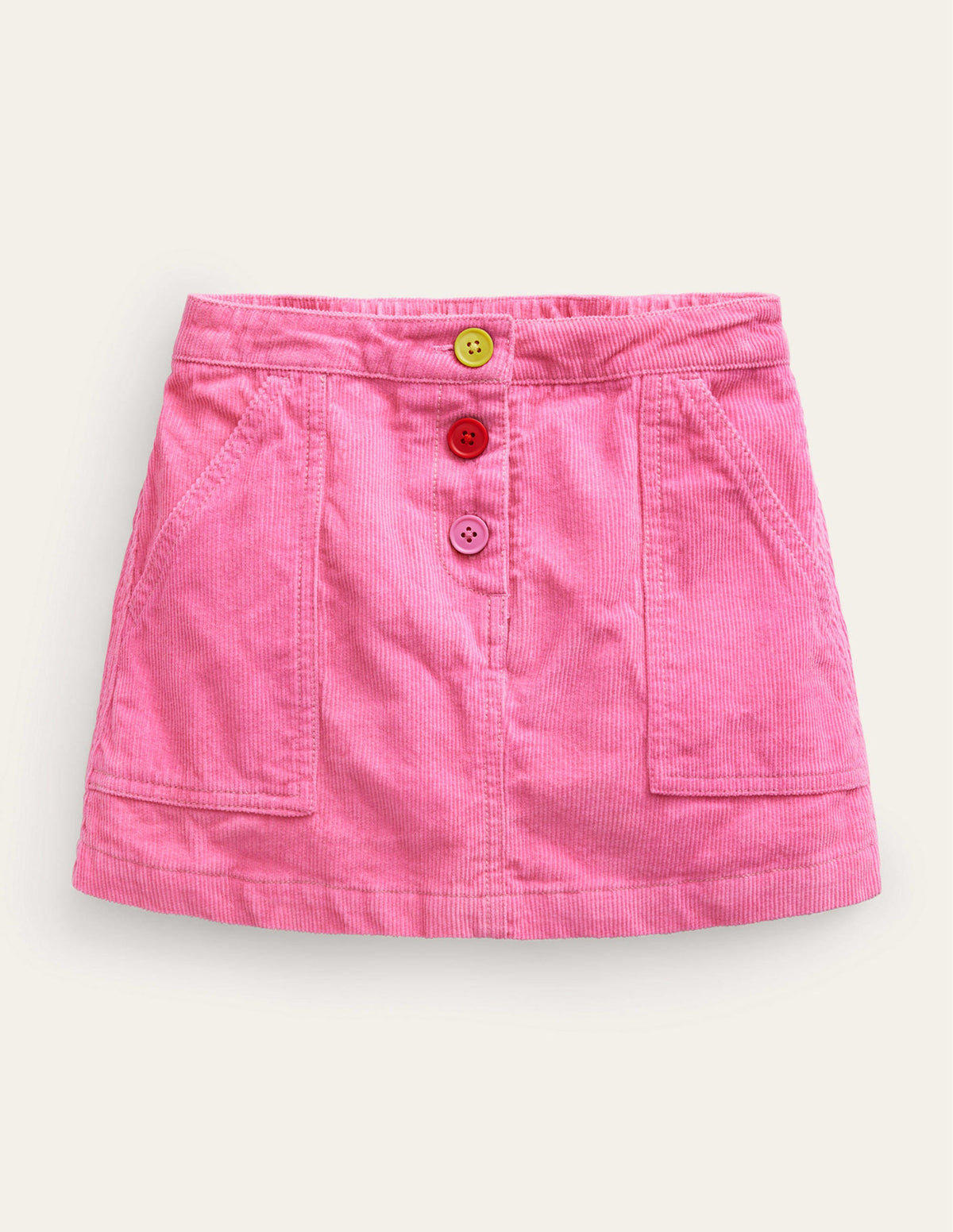 A-Line Mini Skirt-Mid Pink-1