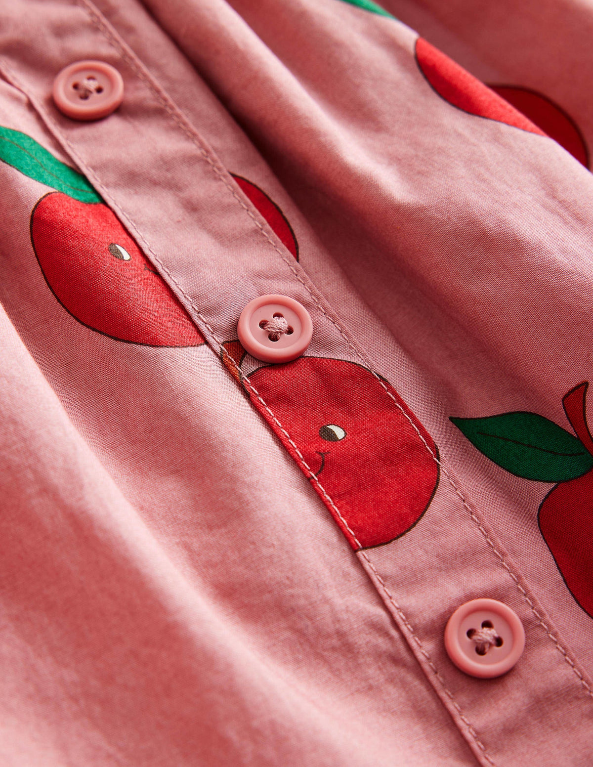 Pull On Twirly Skirt-Almond Pink Apples - Image 3
