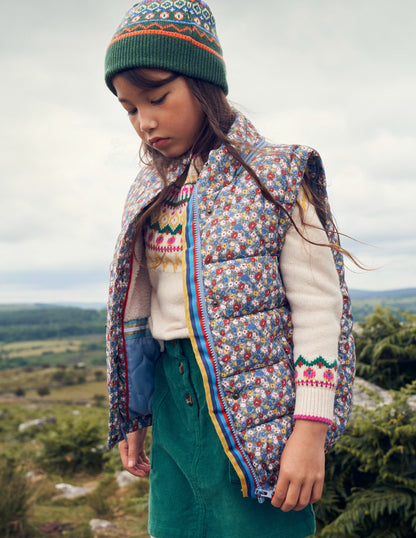 2-in-1 Padded Coat-Pebble Blue Flower Bud-6