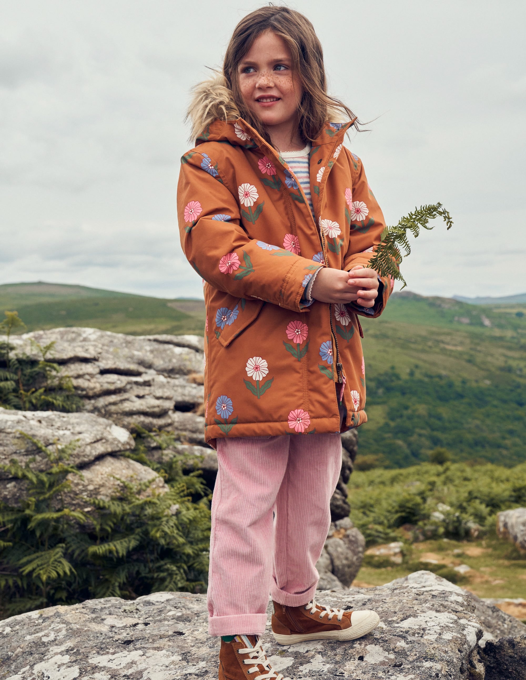 Authentic Waterproof Parka-Butterscotch Floral - Image 5