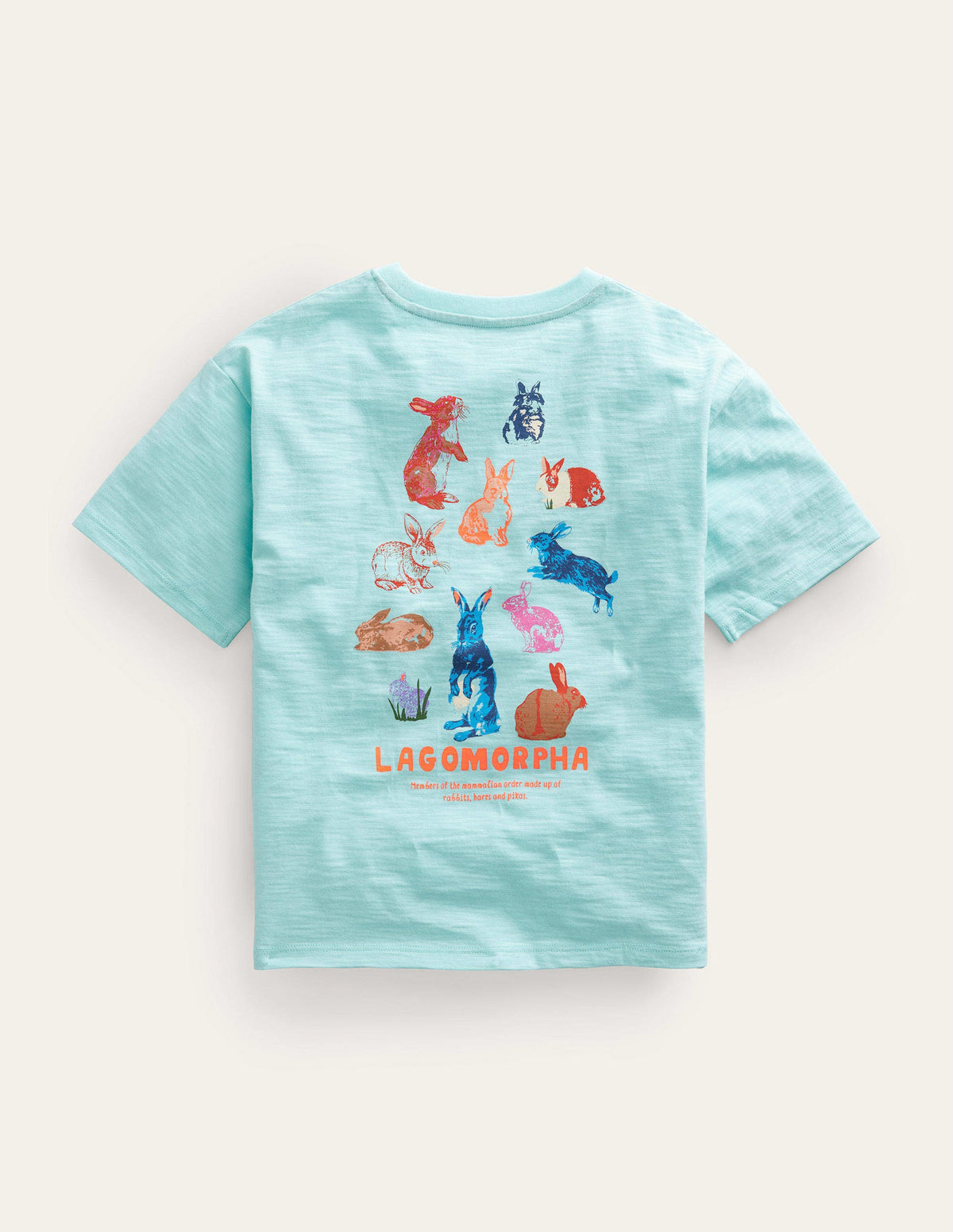 Relaxed Printed T-shirt-Opal Green - Image 2