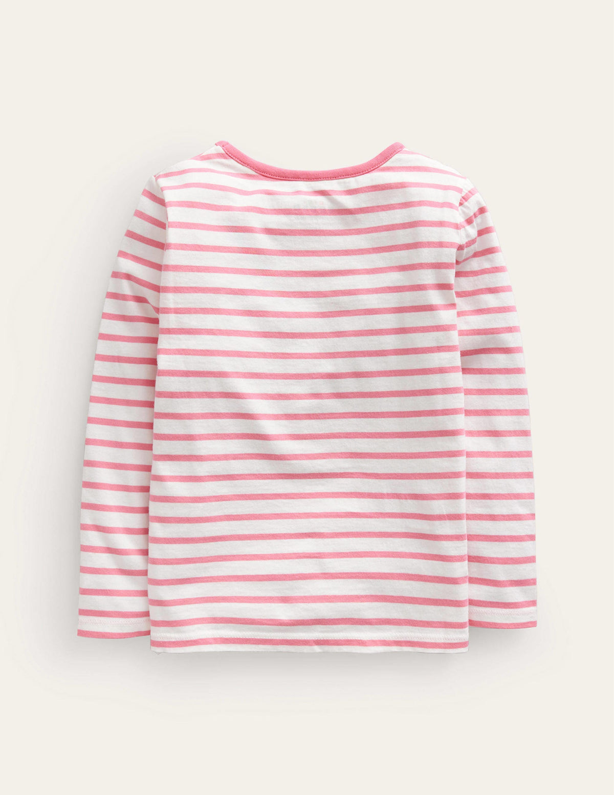 Puff Sleeve Appliqué T-shirt-Pink/Ivory Dogs-2