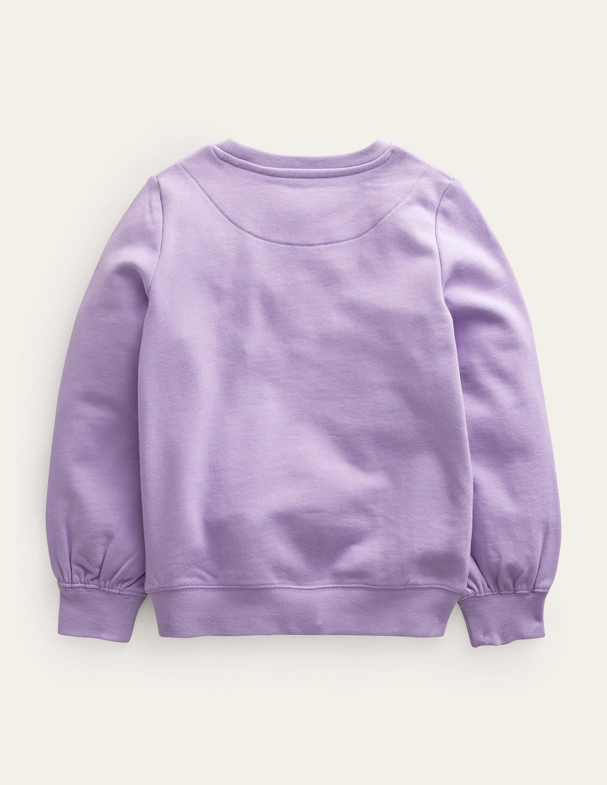 Logo Applique Sweatshirt-Misty Lavender Purple - Image 2