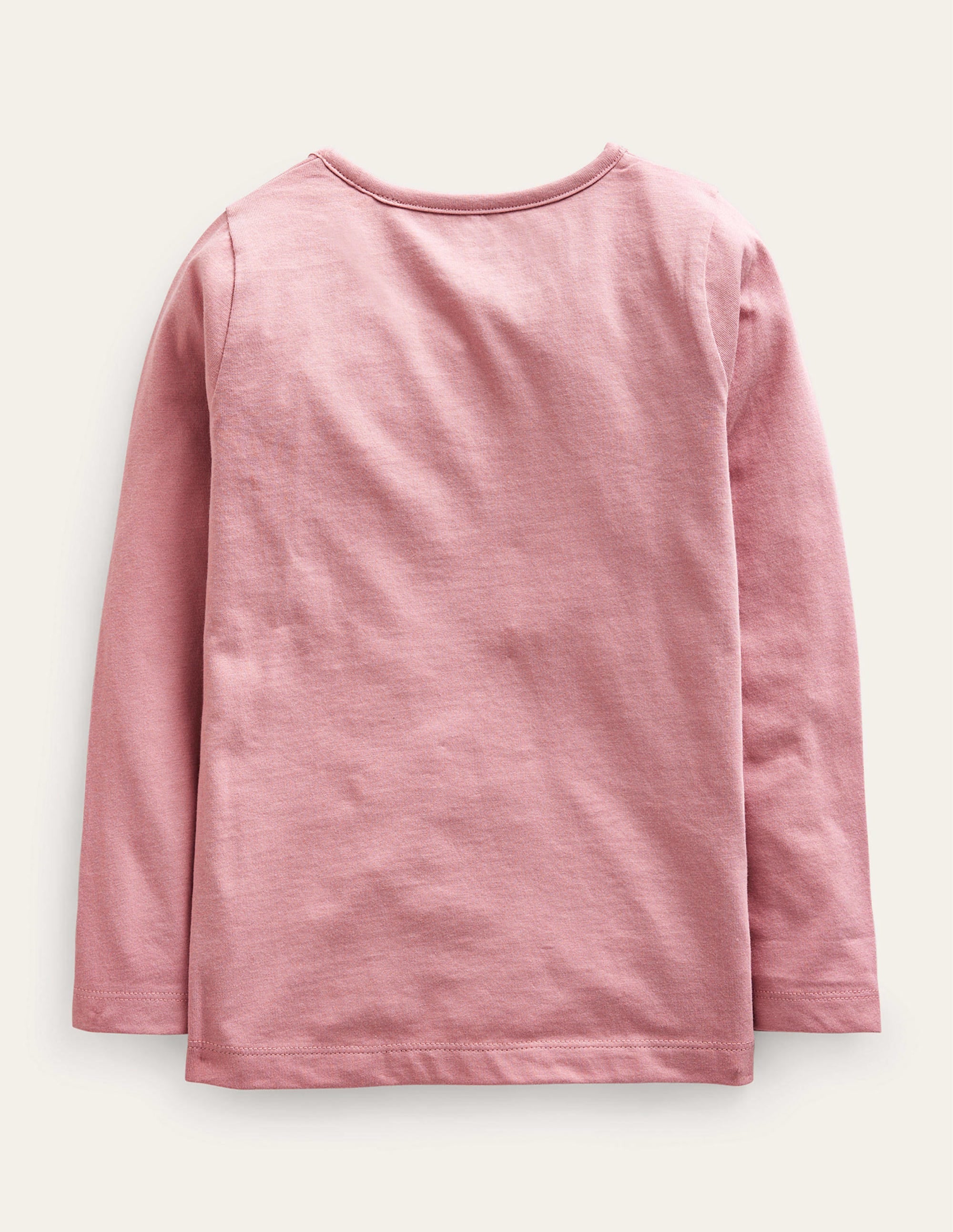 3D Appliqué T-Shirt-Almond Pink Butterflies - Image 2