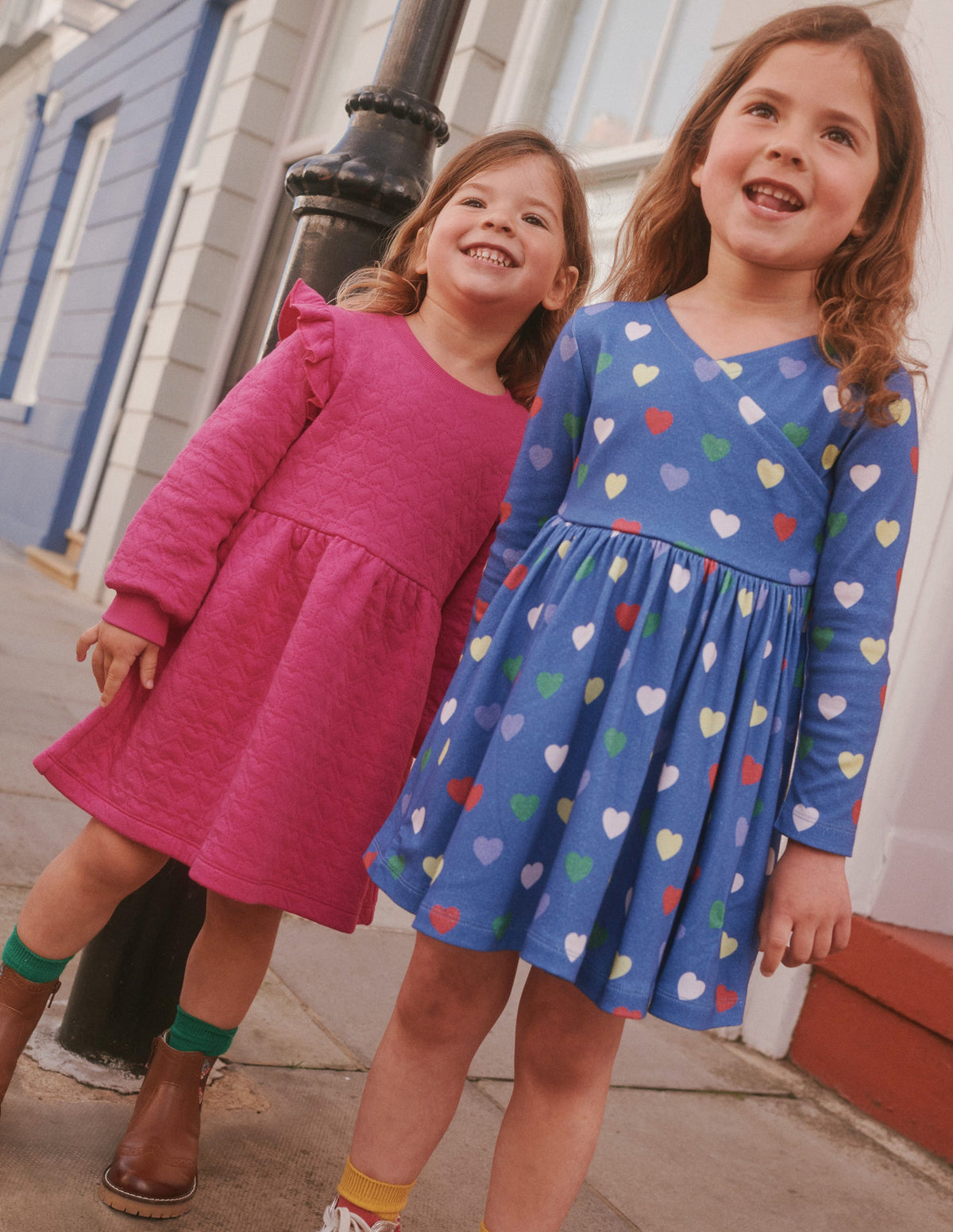 Twirly Ballerina Dress-College Navy Hearts - Image 4