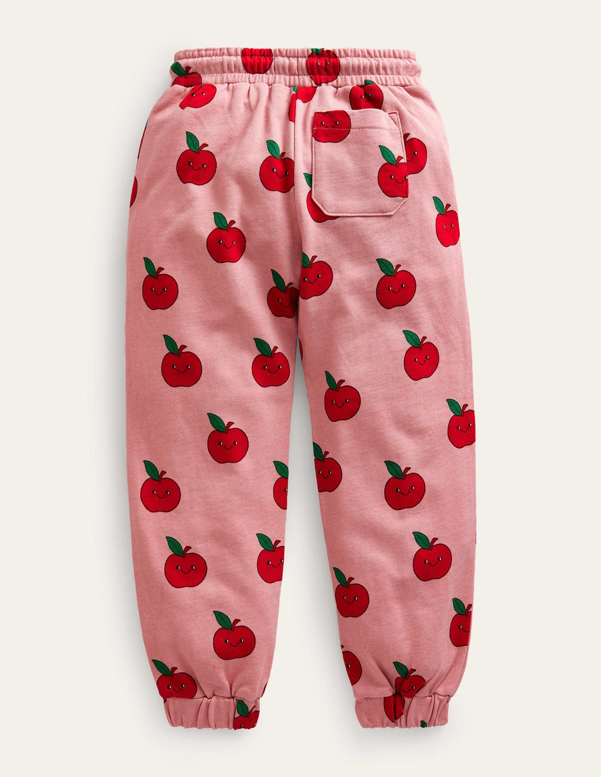 Printed Joggers-Almond Pink Apples-2