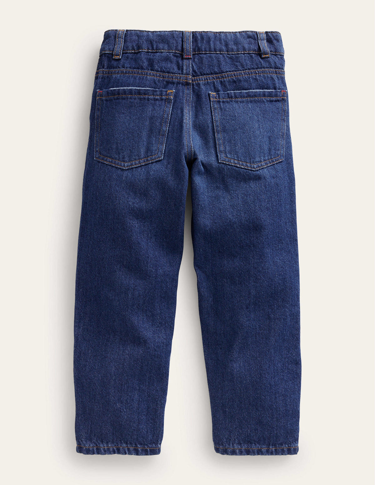 Relaxed Straight-Leg Jeans-Mid Wash - Image 2