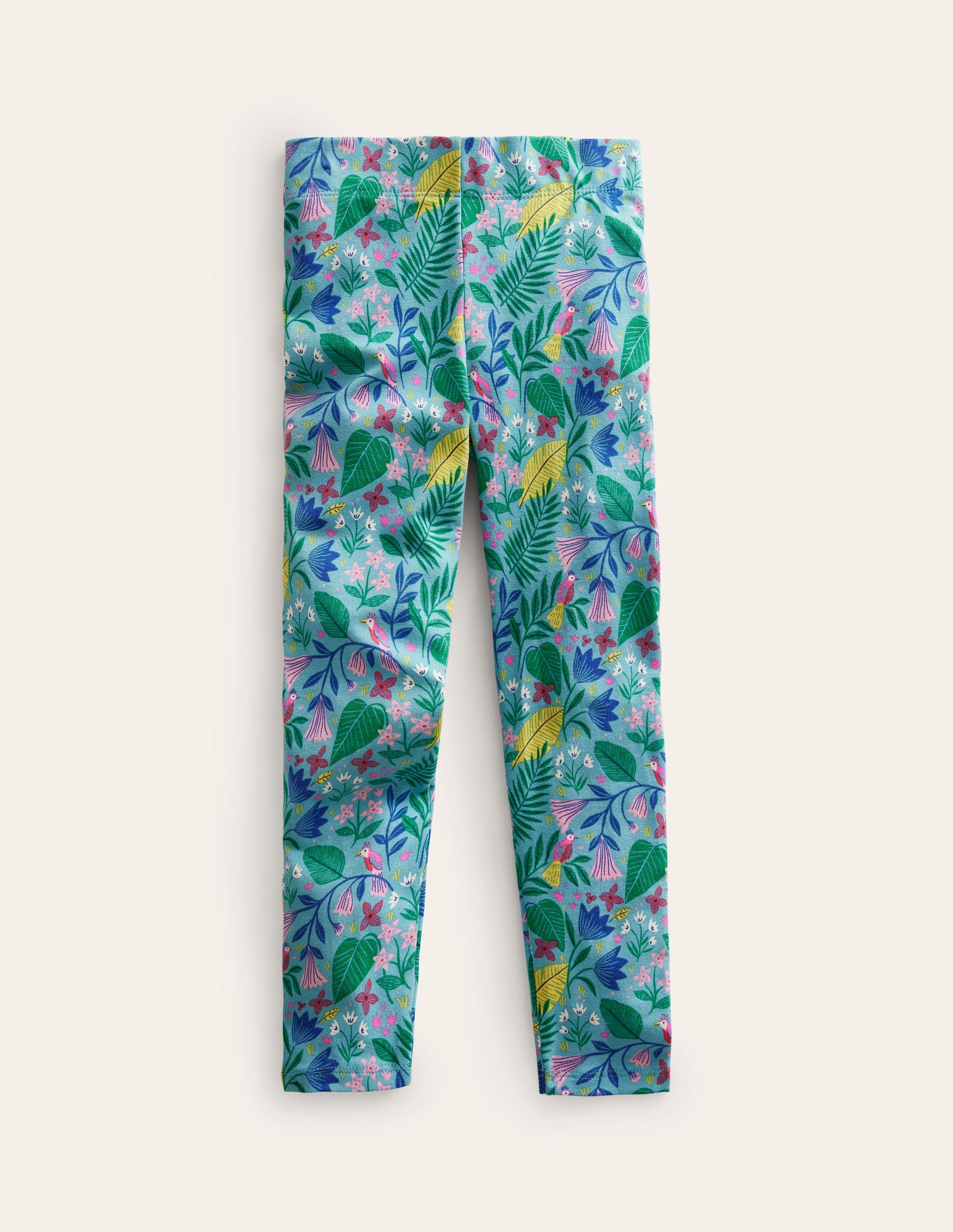 Fun Leggings-Multi Parrot-1