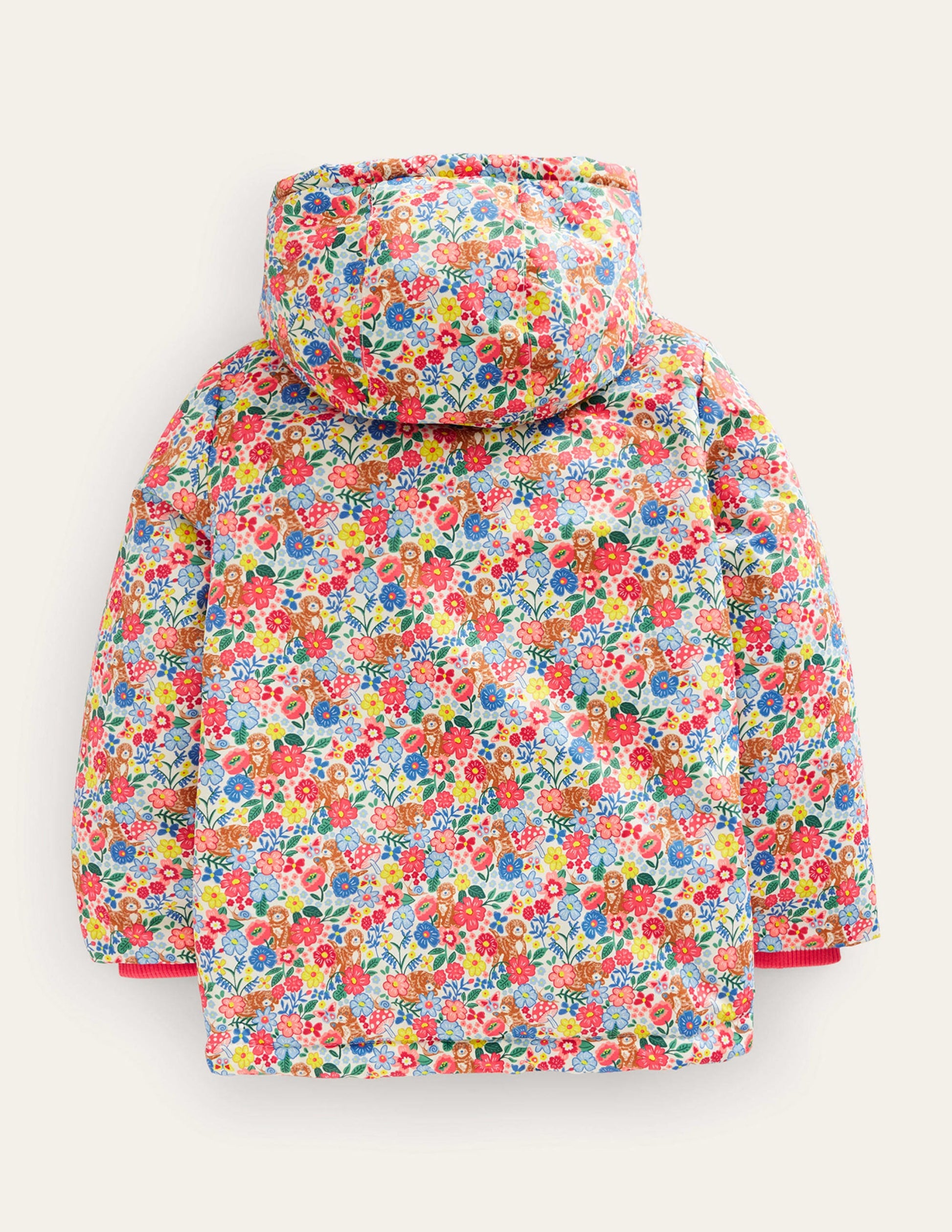 Sherpa Lined Anorak-Chalk Violet Flowerbed-2