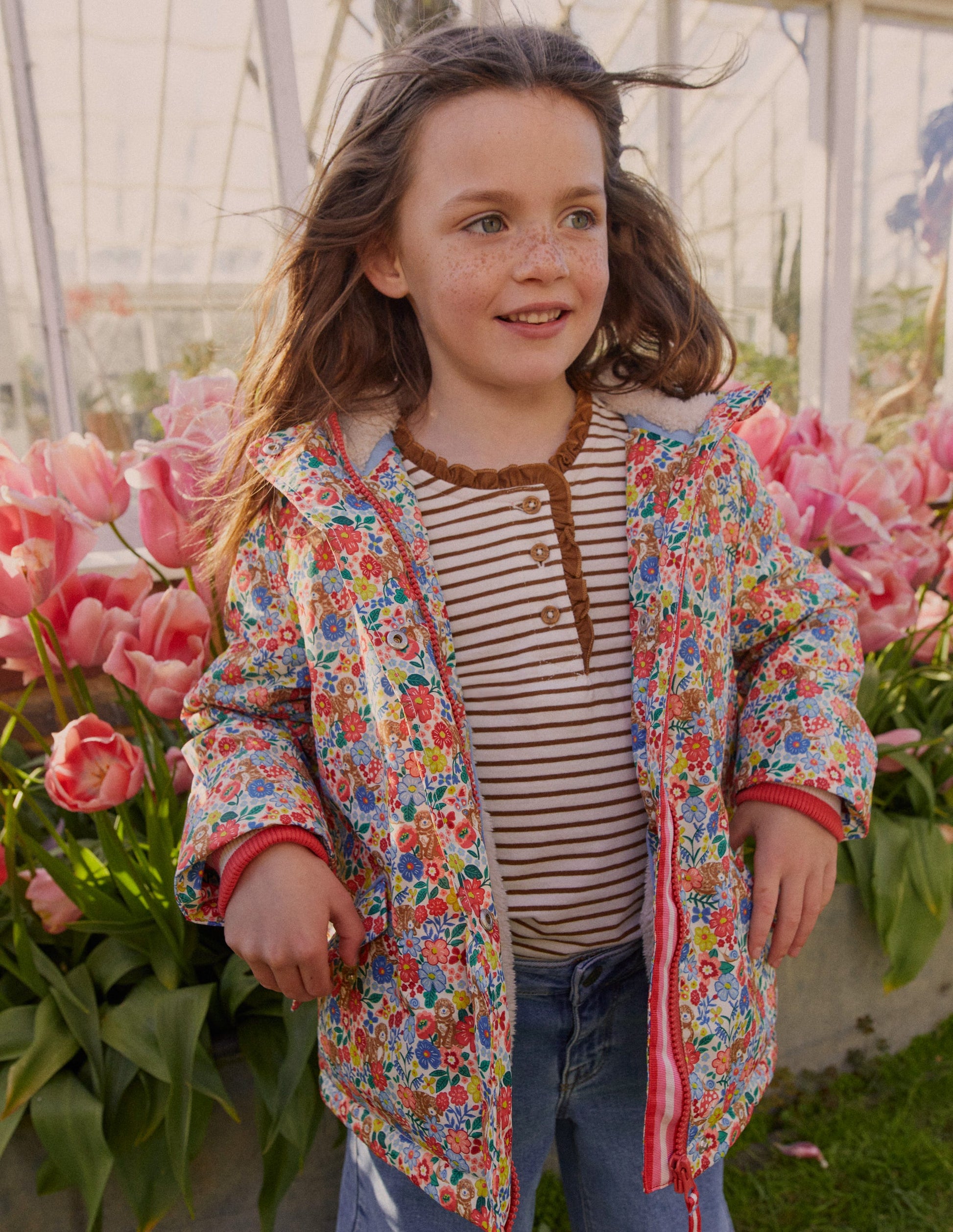 Sherpa Lined Anorak-Chalk Violet Flowerbed-5