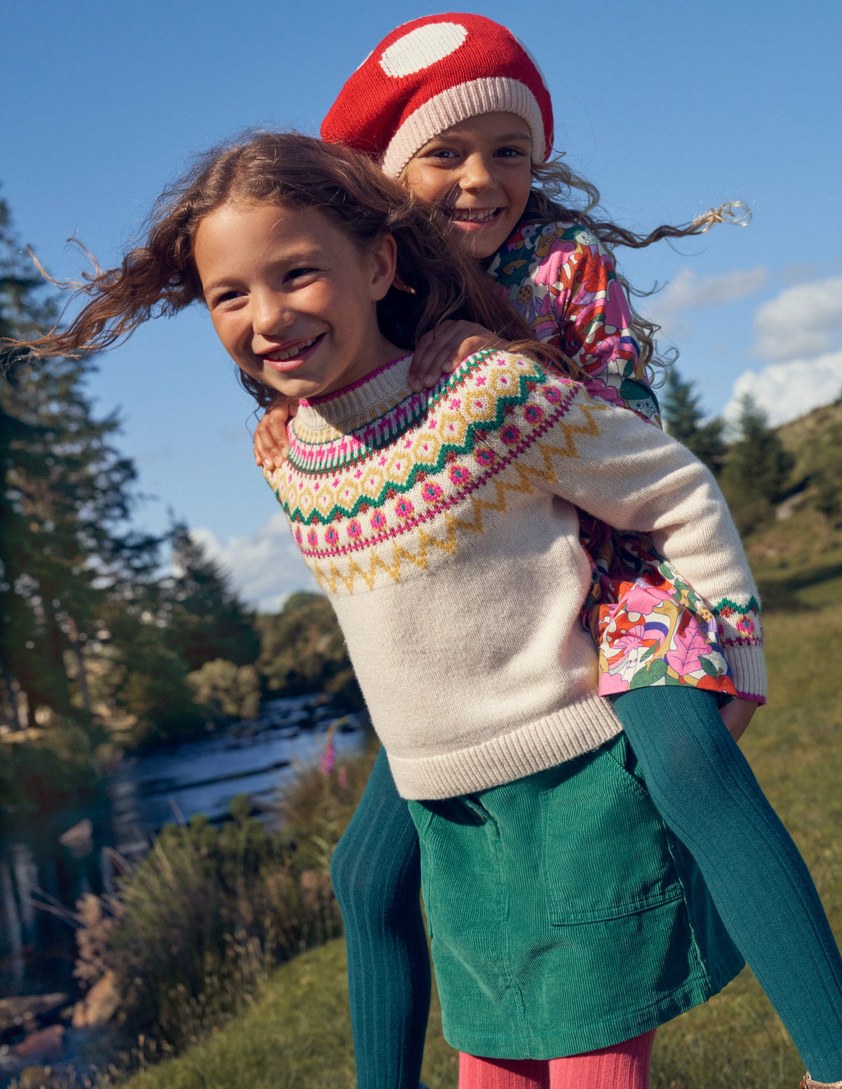 Fair Isle Sweater-Oatmeal Marl - Image 4