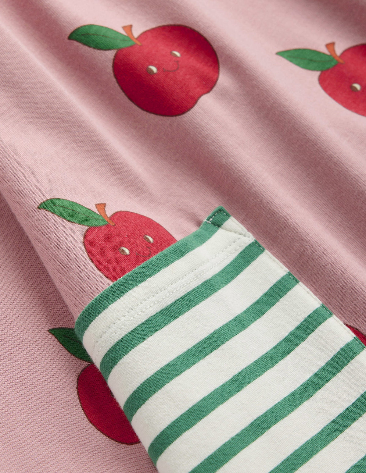 Tunic and Leggings Set-Almond Pink Apples-3