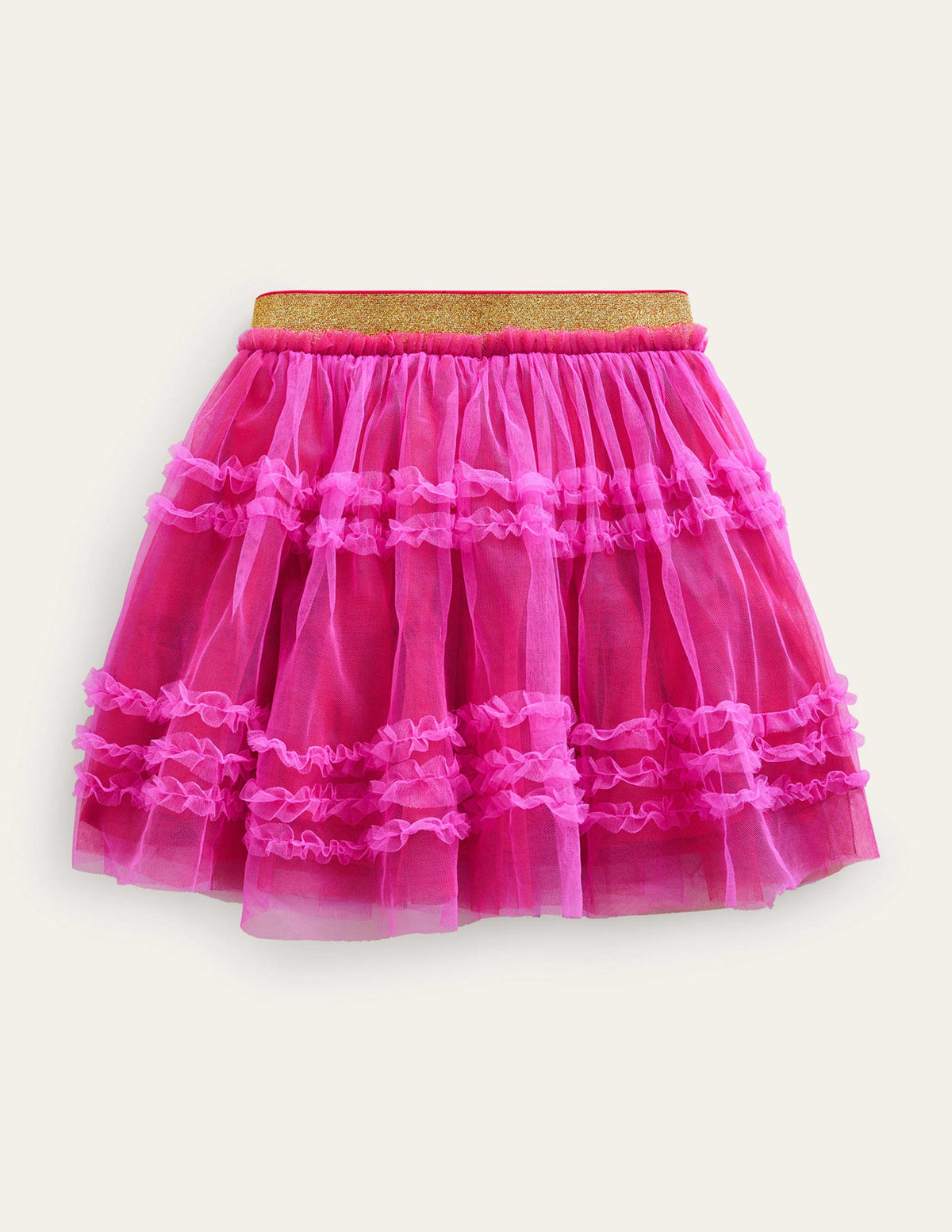 Tulle Party Skirt-Shocking Pink - Image 2