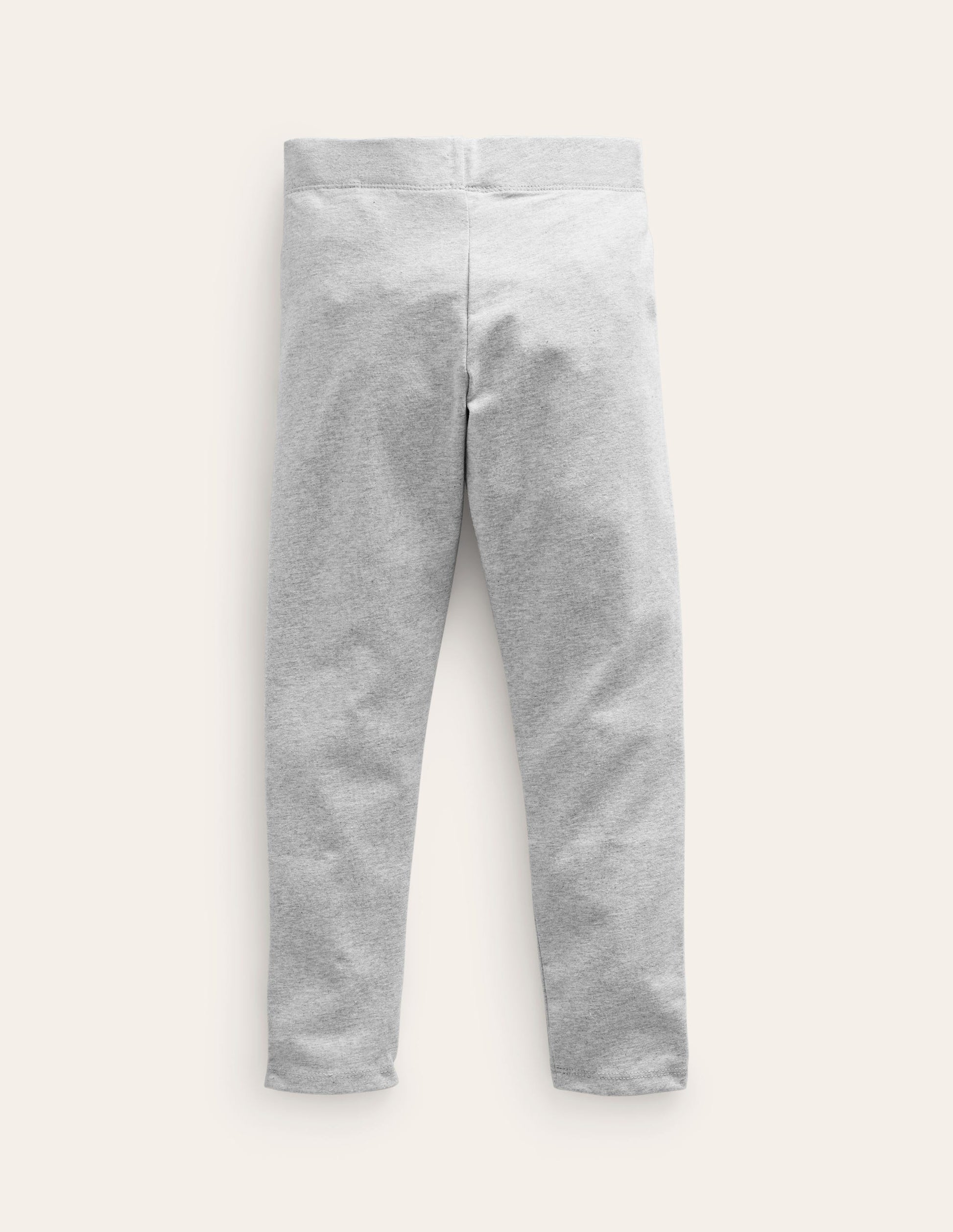 Plain Leggings-Grey Marl-2