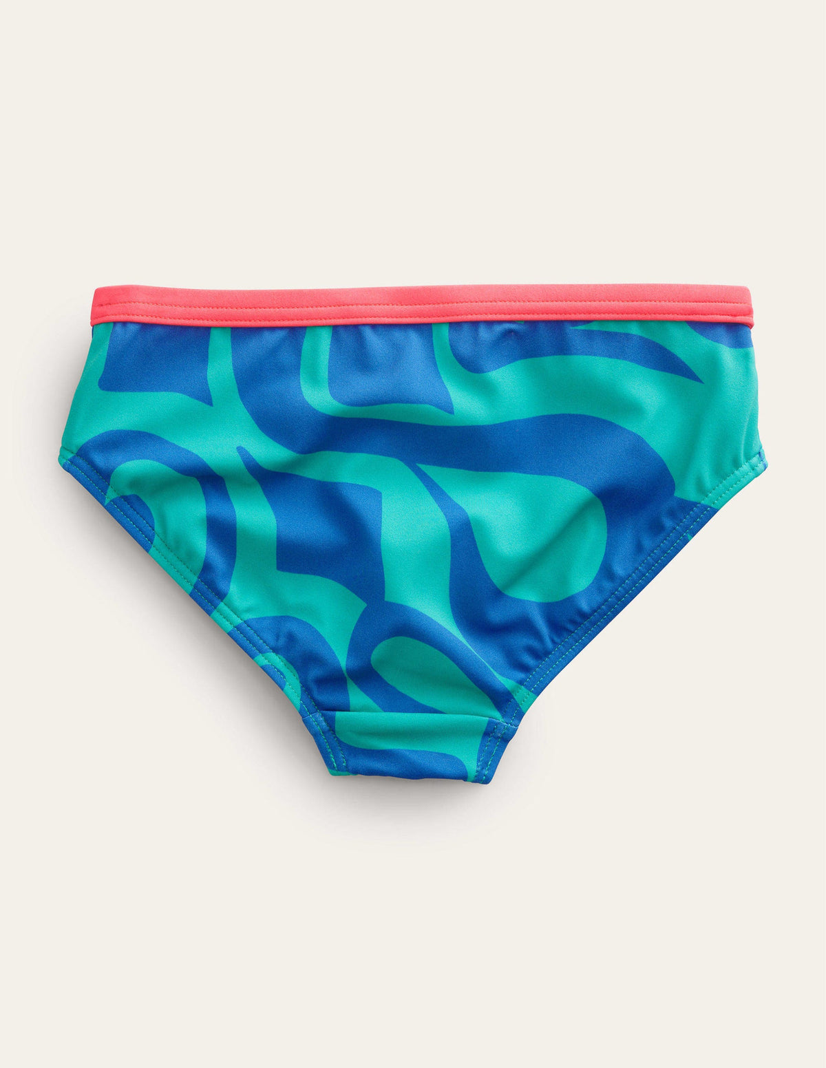 Patterned Bikini Bottoms-Tropical Green Summer Stencil - Image 2