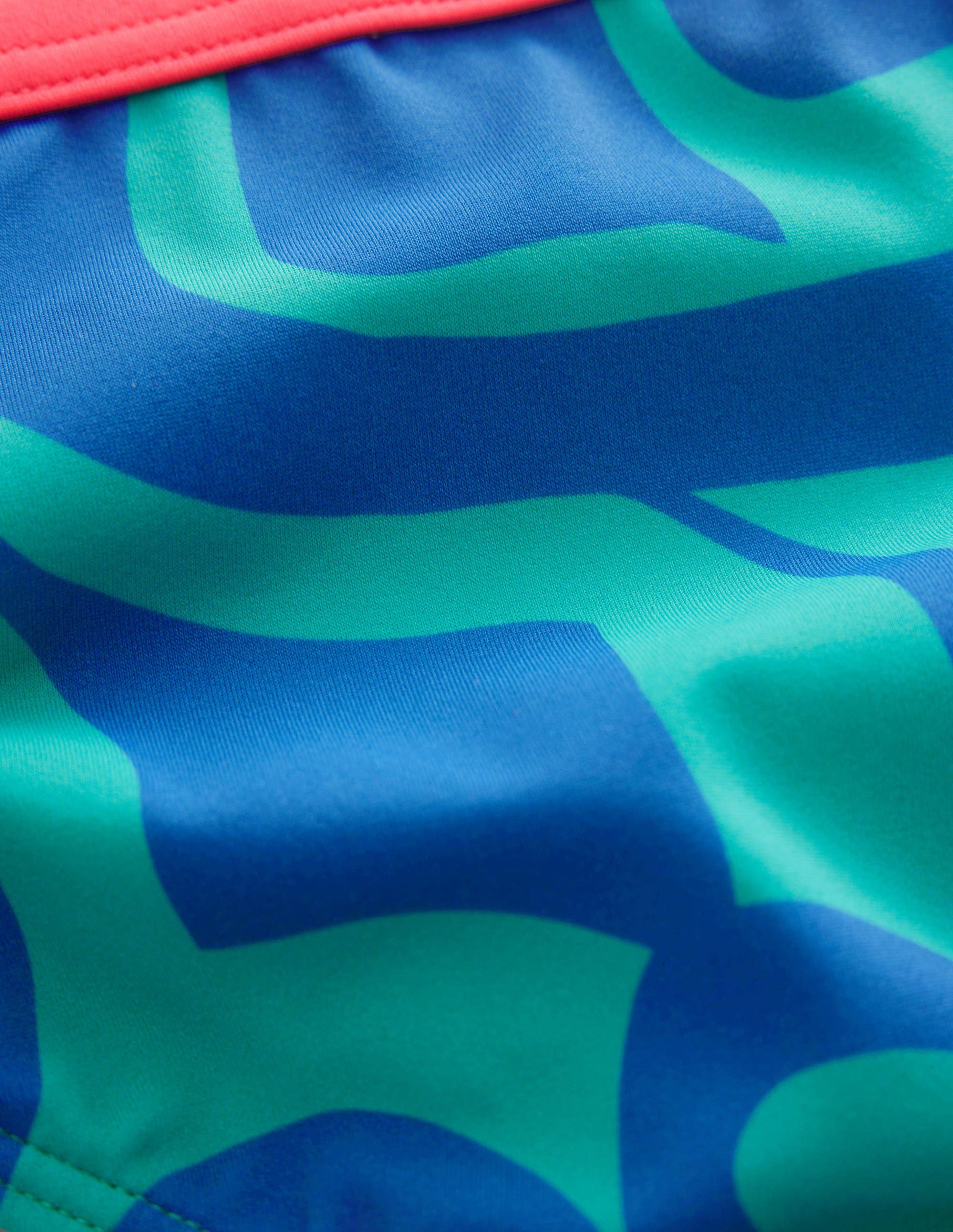Patterned Bikini Bottoms-Tropical Green Summer Stencil-3
