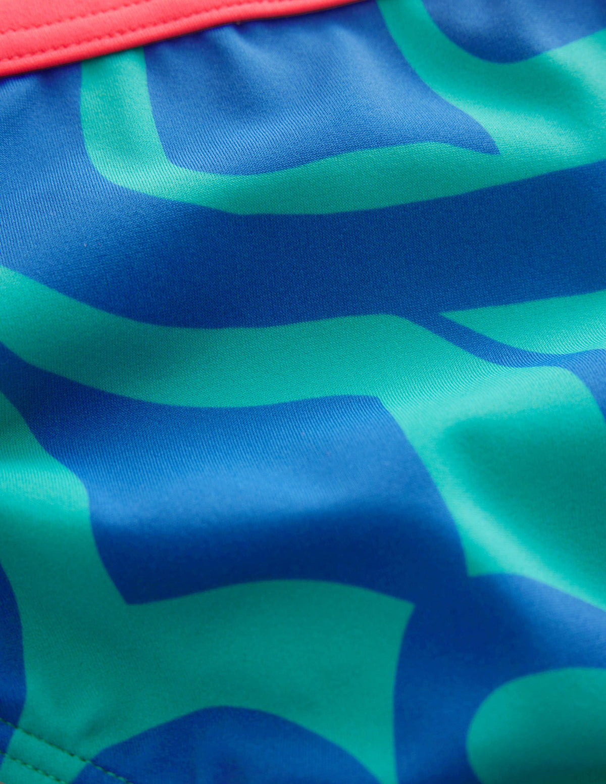 Patterned Bikini Bottoms-Tropical Green Summer Stencil - Image 3