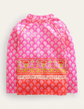 Patterned Rash Guard-Firework Woodblock