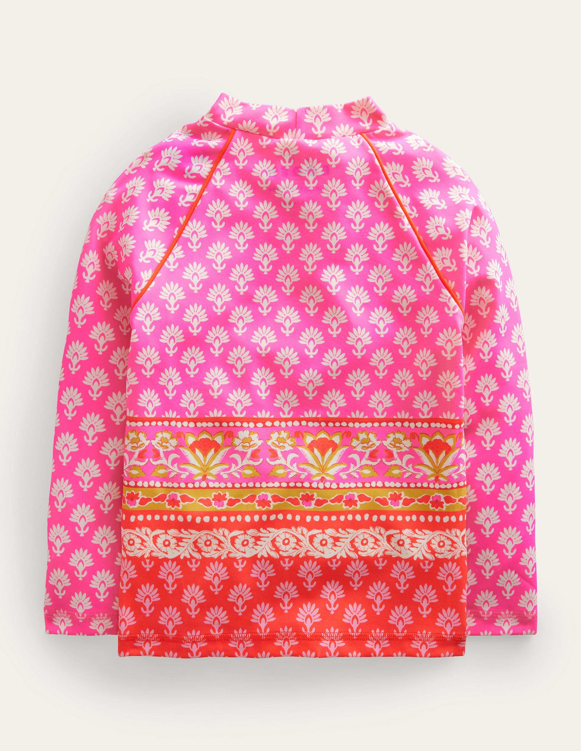 Patterned Rash Guard-Firework Woodblock-2