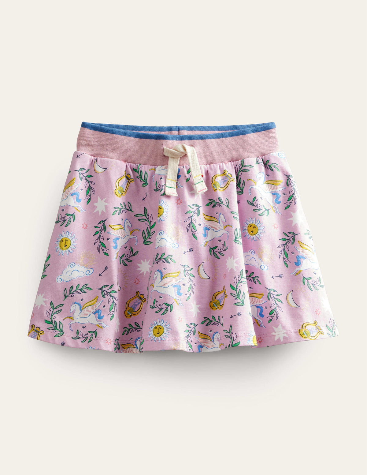 Printed Jersey Skort-Winsome Orchid/Metallic - Image 1