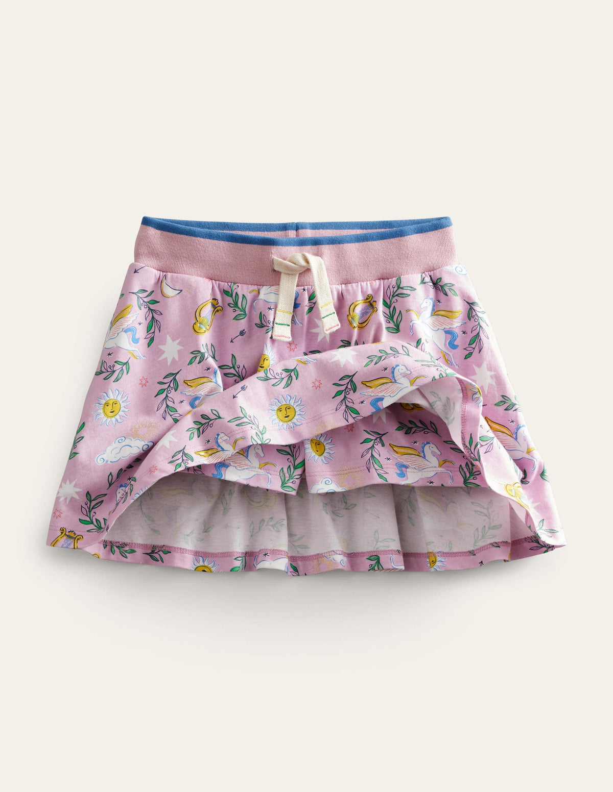Printed Jersey Skort-Winsome Orchid/Metallic - Image 4