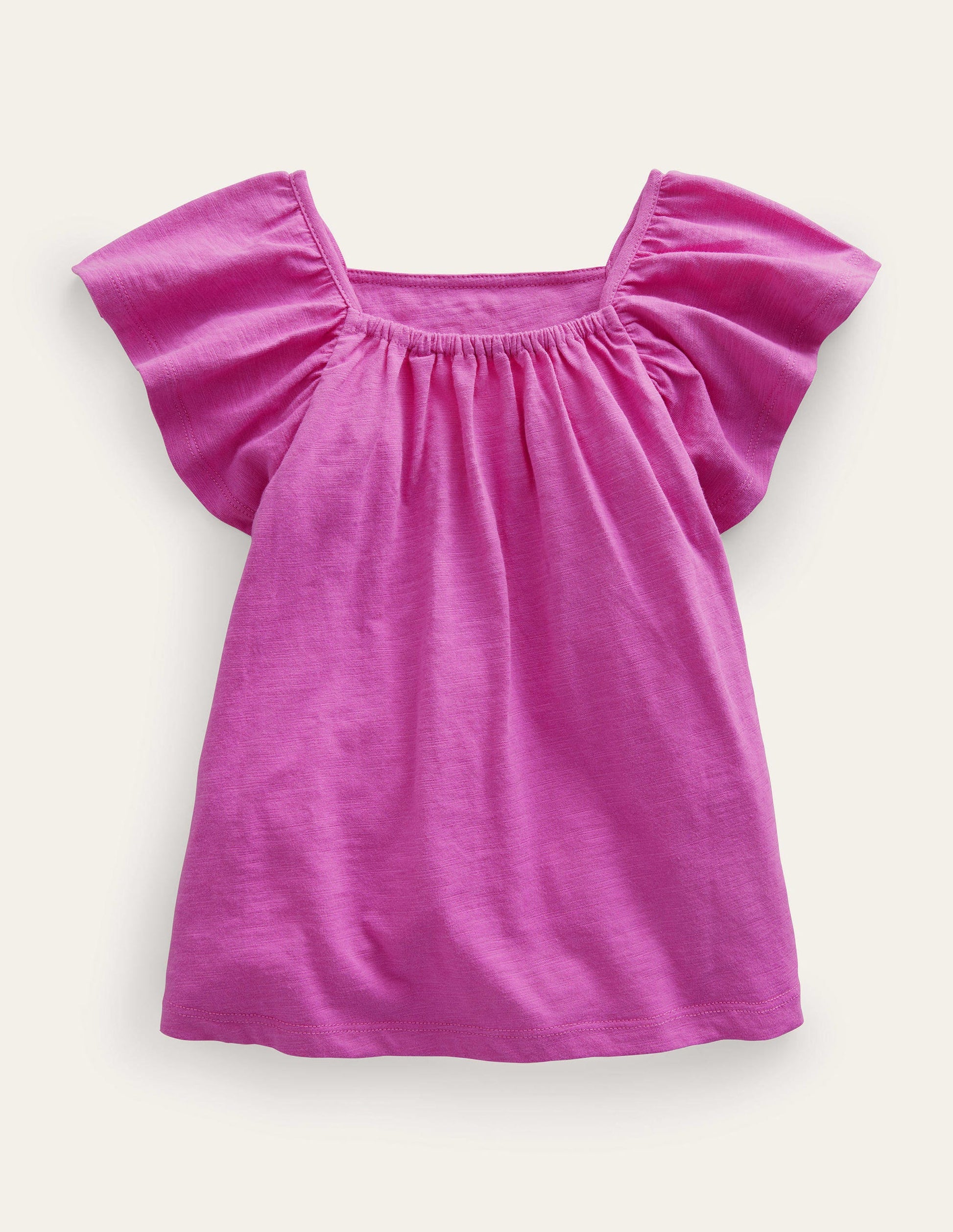 Embroidered Jersey Top-Radiant Orchid Purple-2