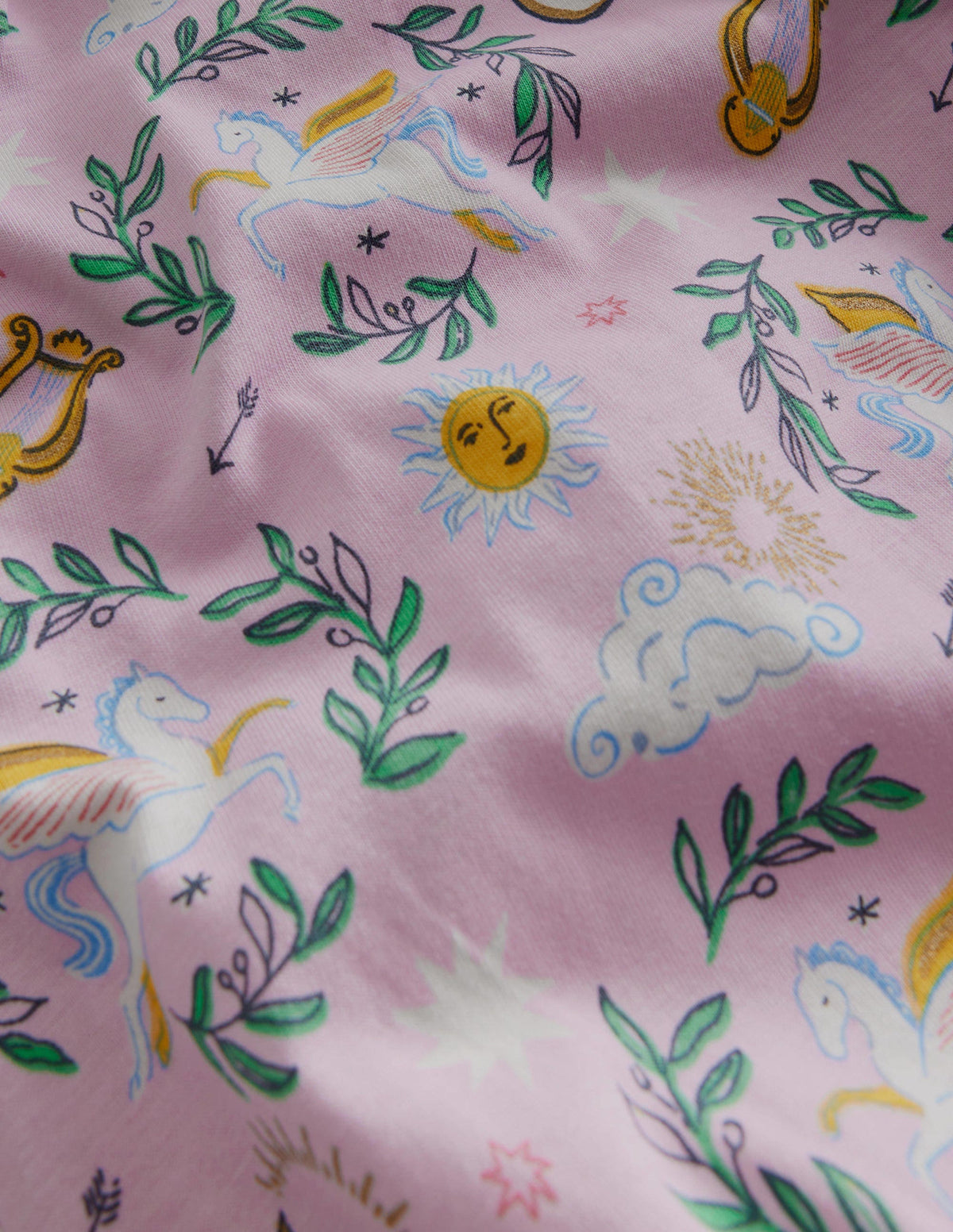 Jersey Harem Pants-Winsome Orchid Pink Toile - Image 3