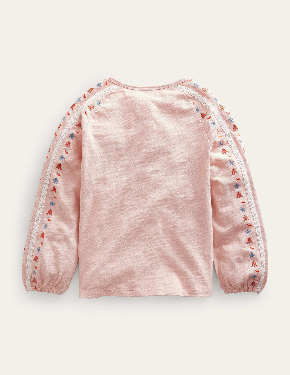 Jersey Embroidered top-Provence Dusty Pink-2