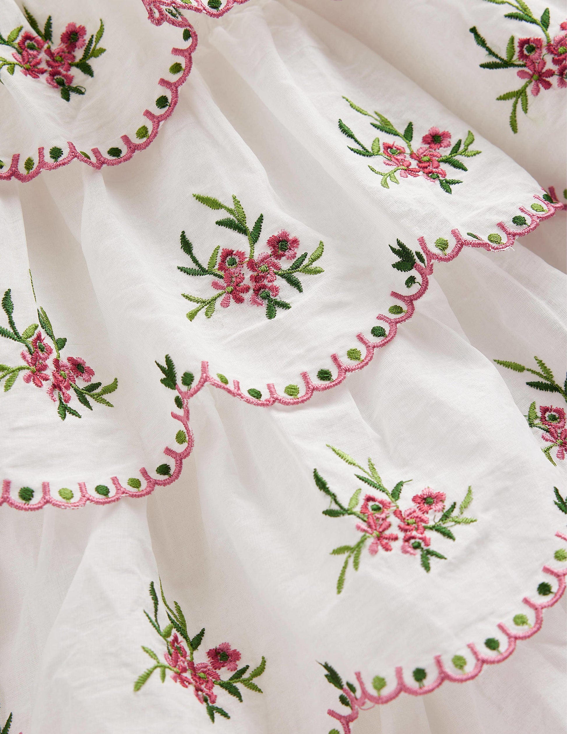 Embroidered Occasion Dress-Ivory-3
