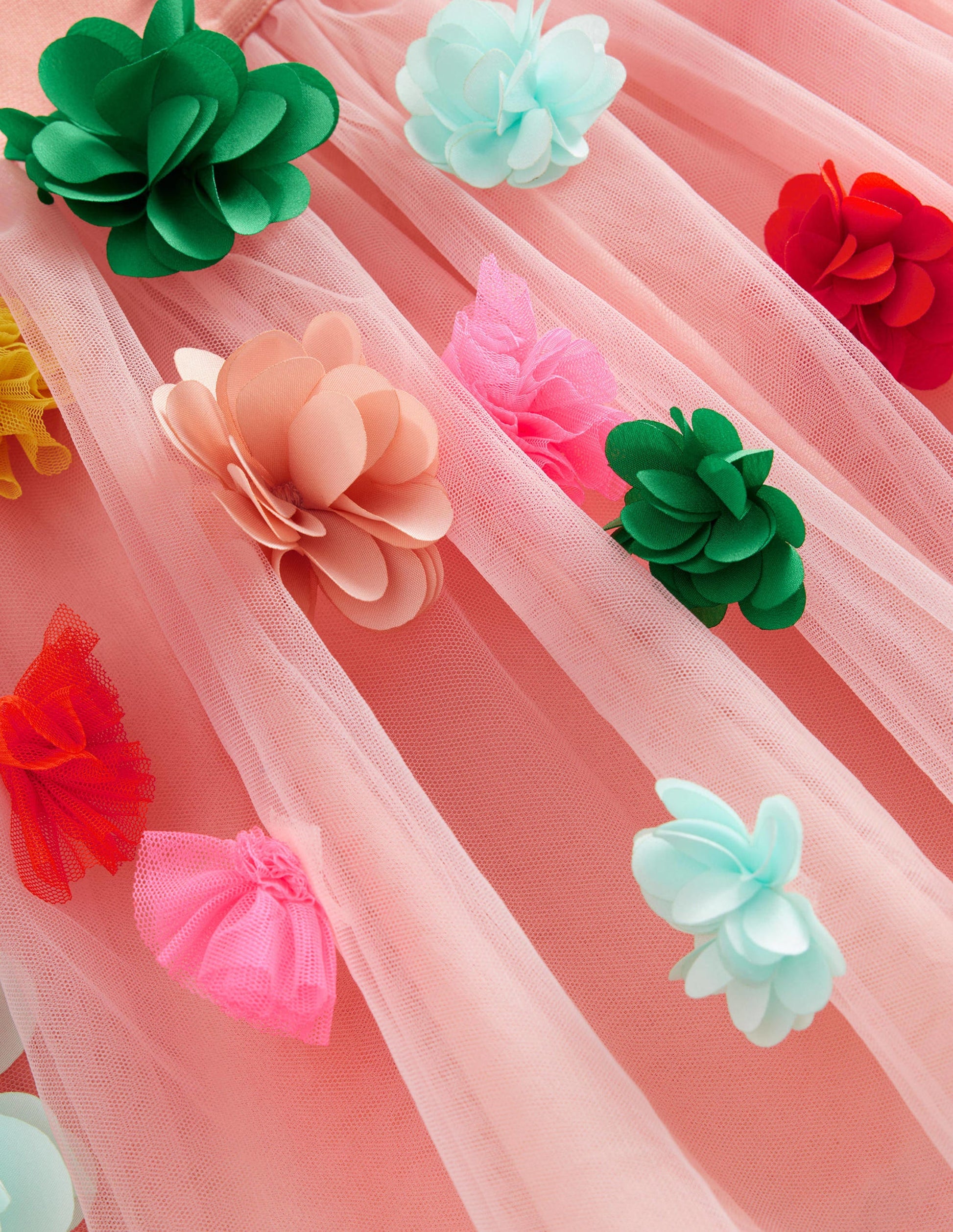 Tulle Flutter Skirt-Pink Ombre-3