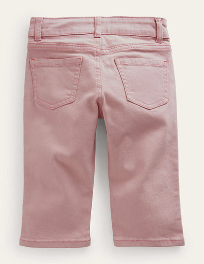 Cropped Woven Pants-Boto Pink