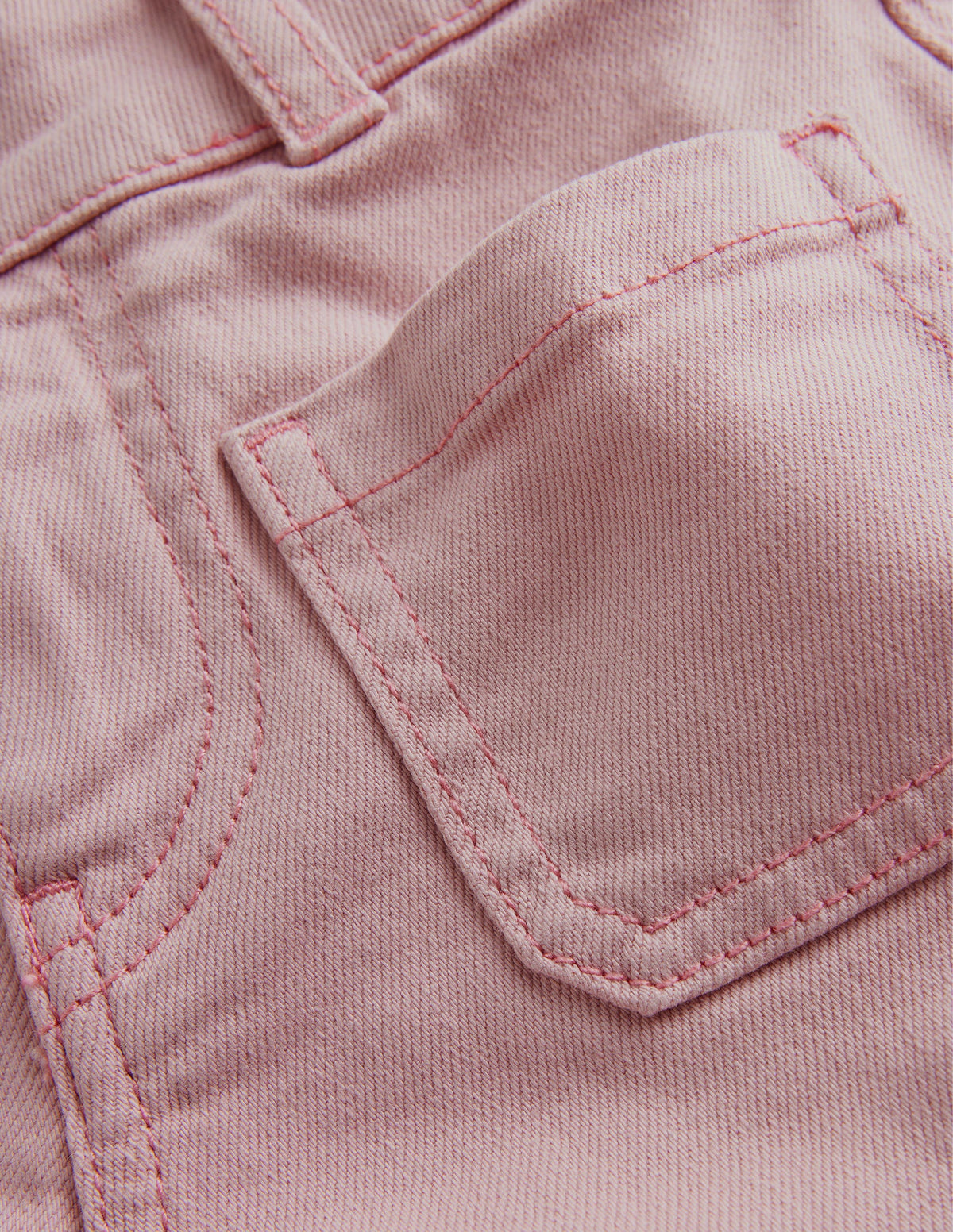 Cropped Woven Pants-Boto Pink - Image 3