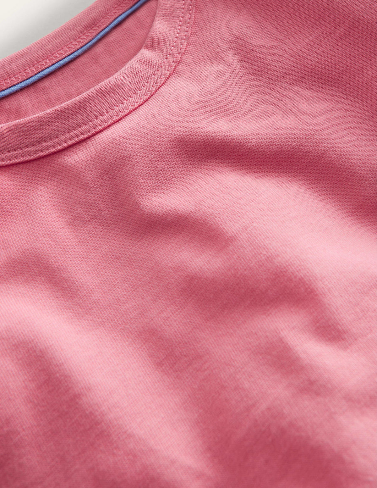 Ruched Side Tee-Peach Punch Pink-3