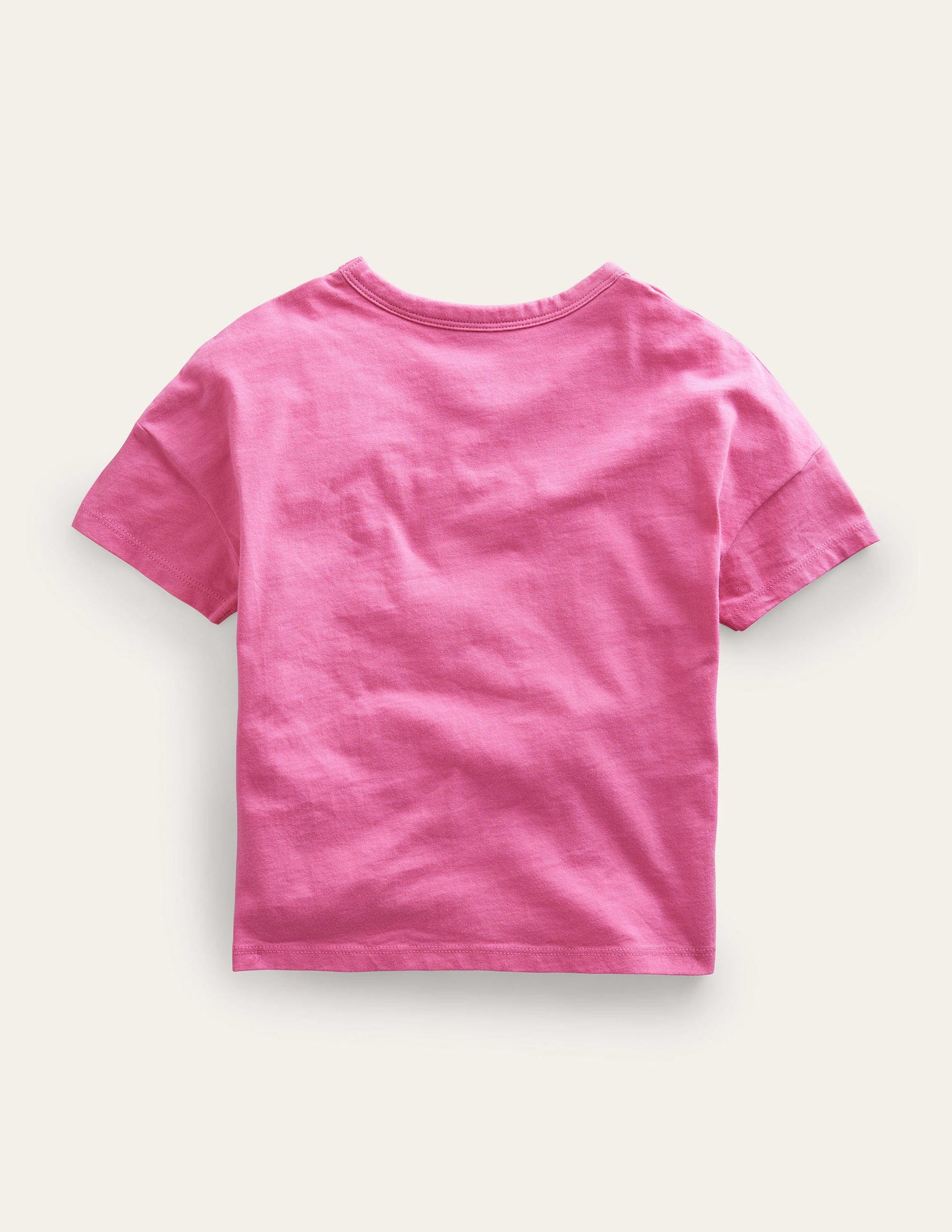 Flutter Slogan T-shirt-Bright Petal Pink-2