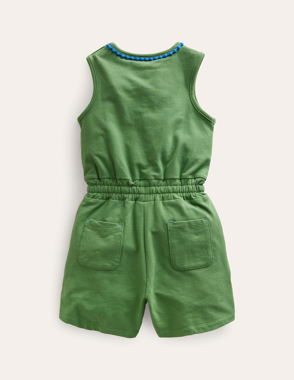 Relaxed Jersey Romper-Safari Green - Image 2