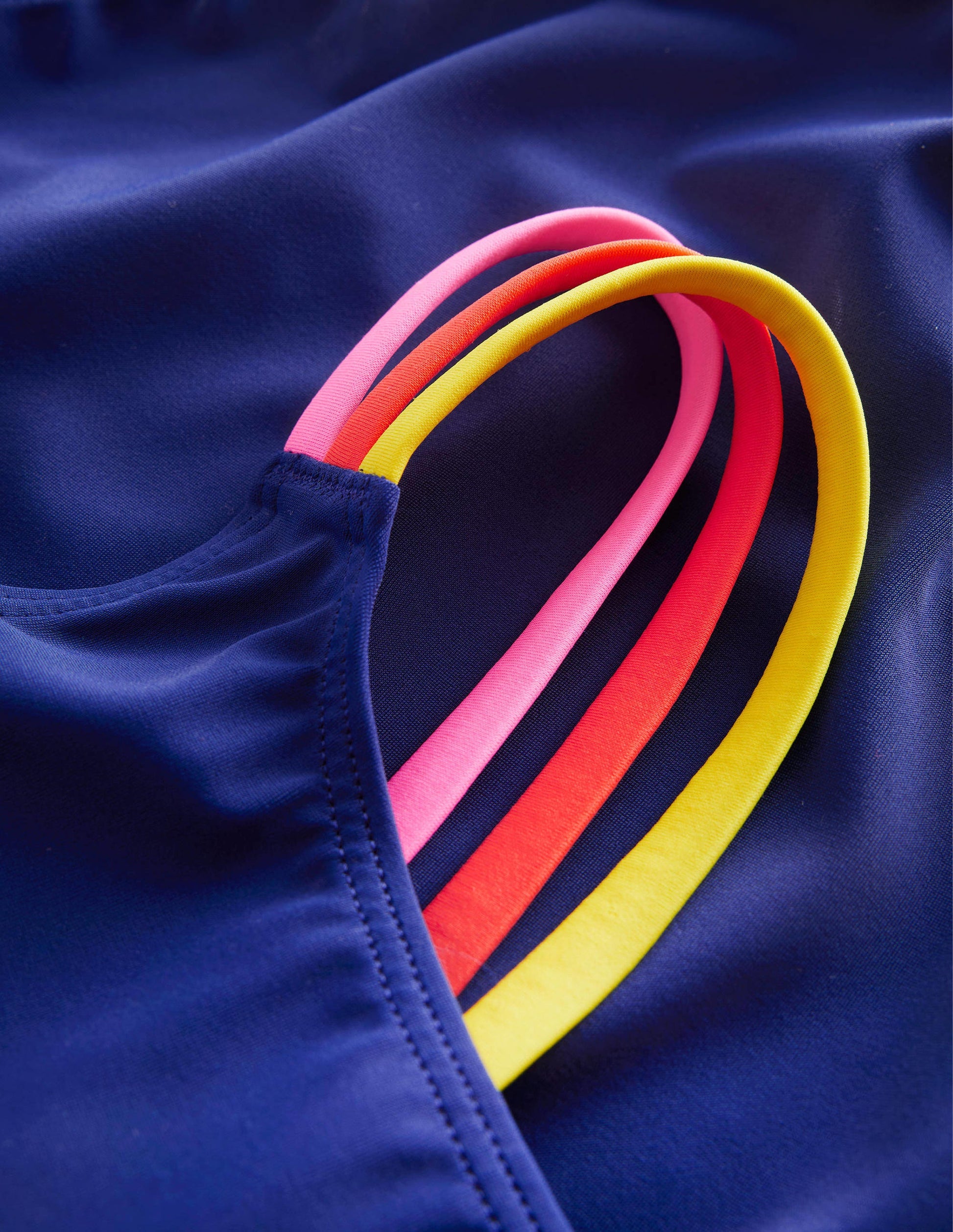 Rainbow Cross-Back Swimsuit-Harmony Blue-3