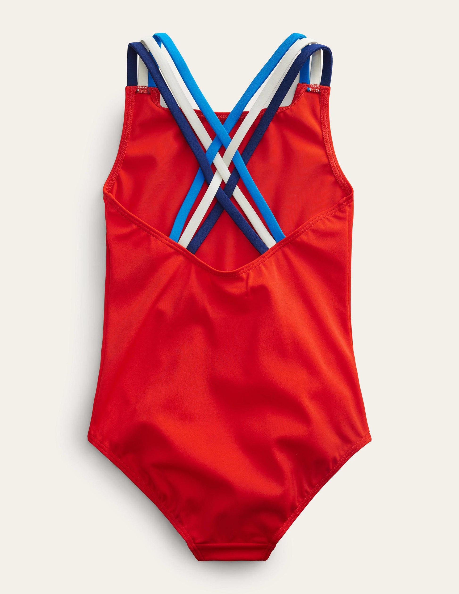 Rainbow Cross-Back Swimsuit-Fire-2