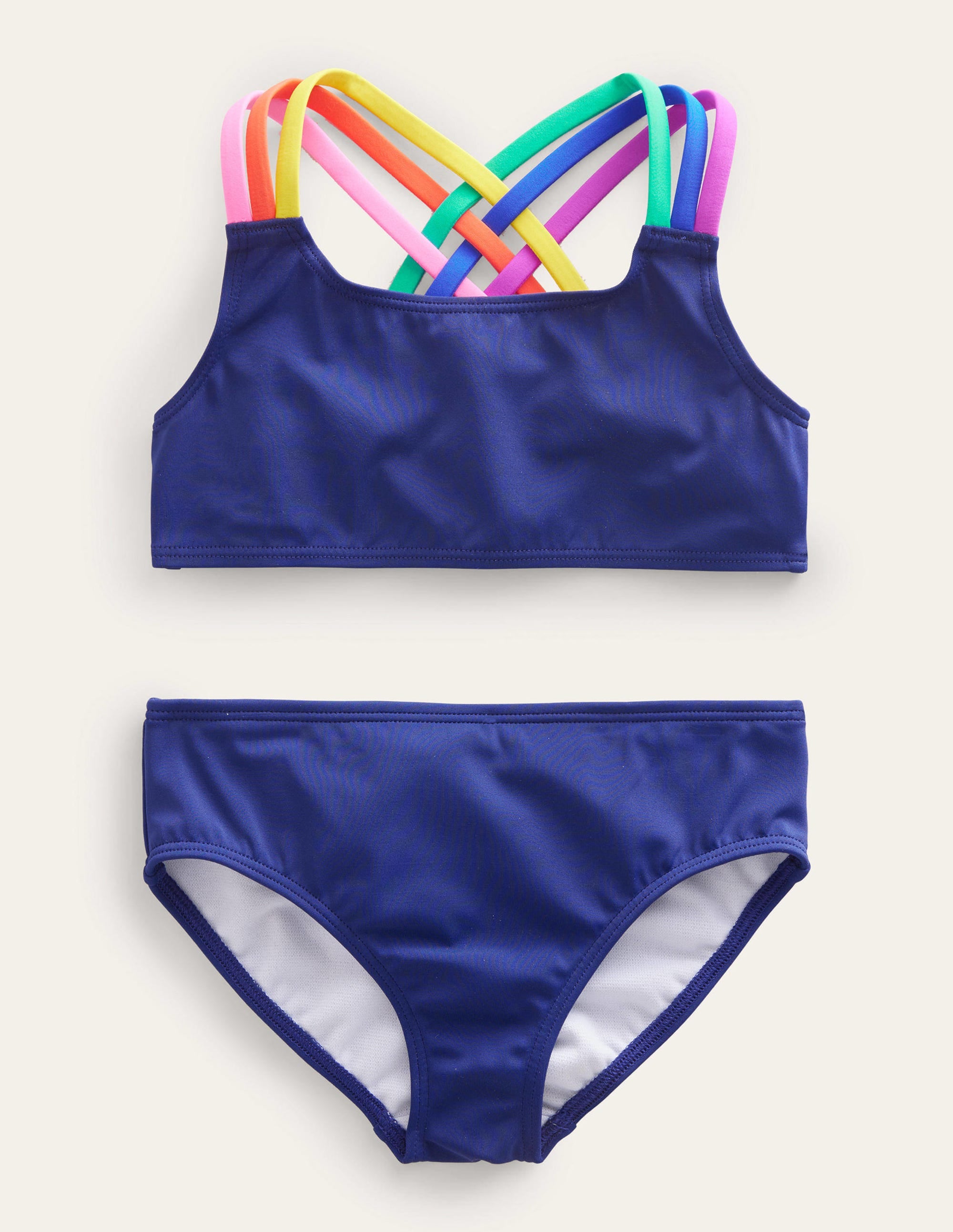 Rainbow Cross-Back Bikini-Harmony Blue - Image 1