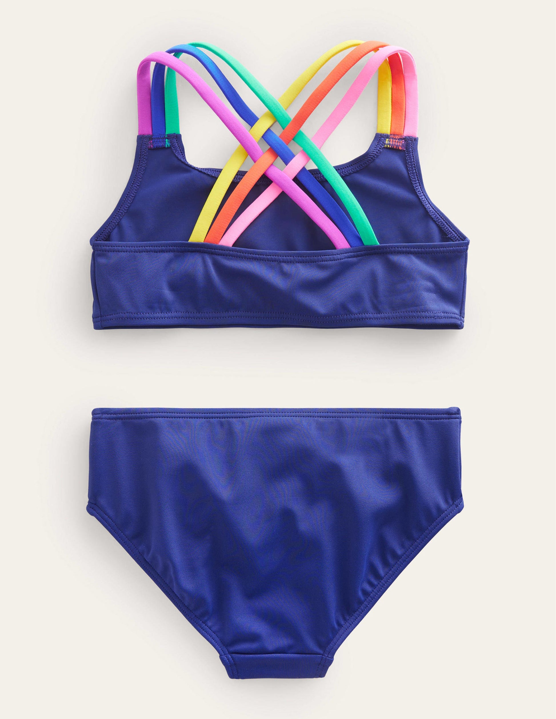 Rainbow Cross-Back Bikini-Harmony Blue-2