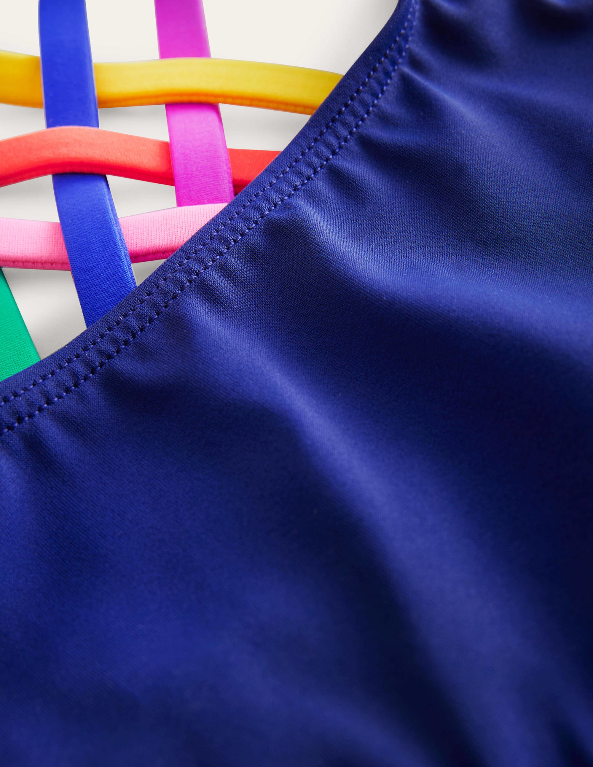 Rainbow Cross-Back Bikini-Harmony Blue - Image 3