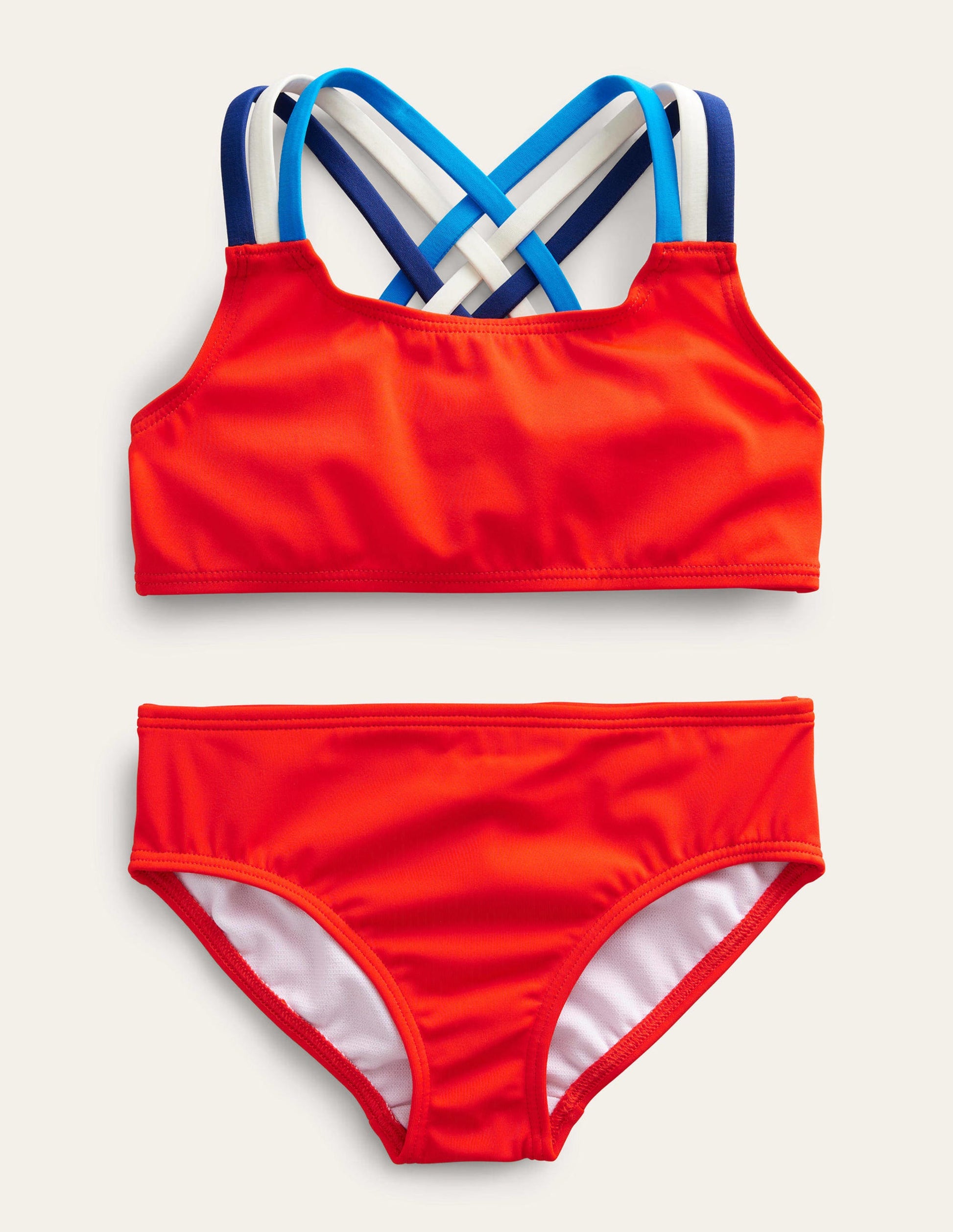 Rainbow Cross-Back Bikini-Fire-1