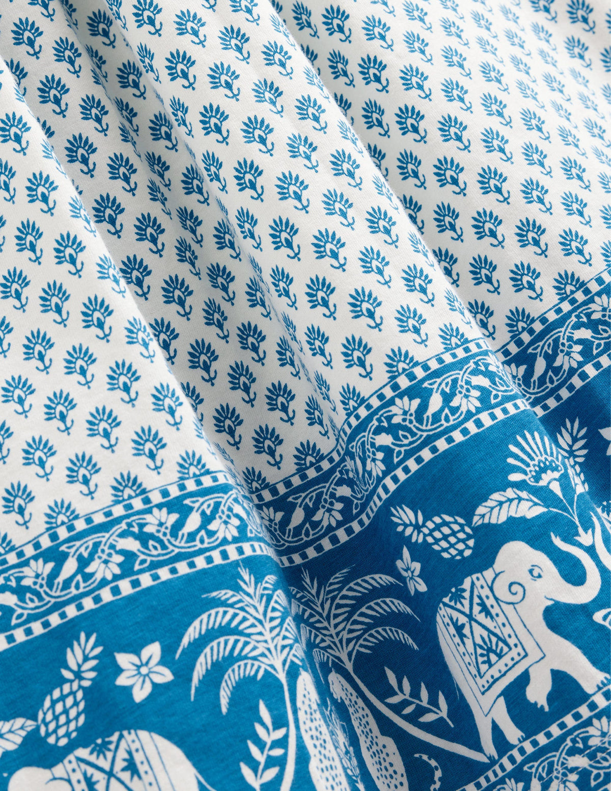 Plaited Jersey Strap Dress-Island Blue Goa Hem - Image 3