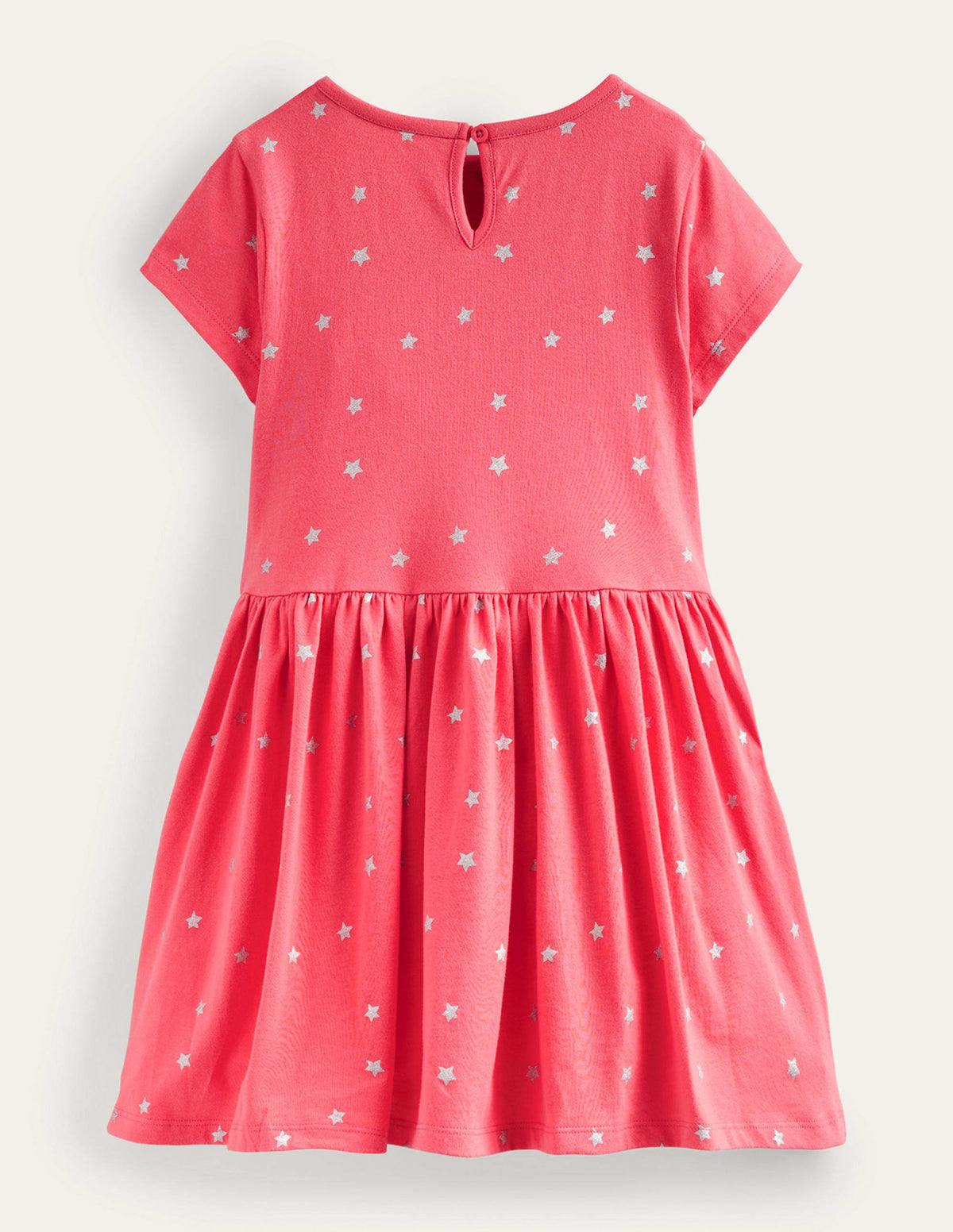 Jersey Unicorn Appliqué Dress-Unicorns-2