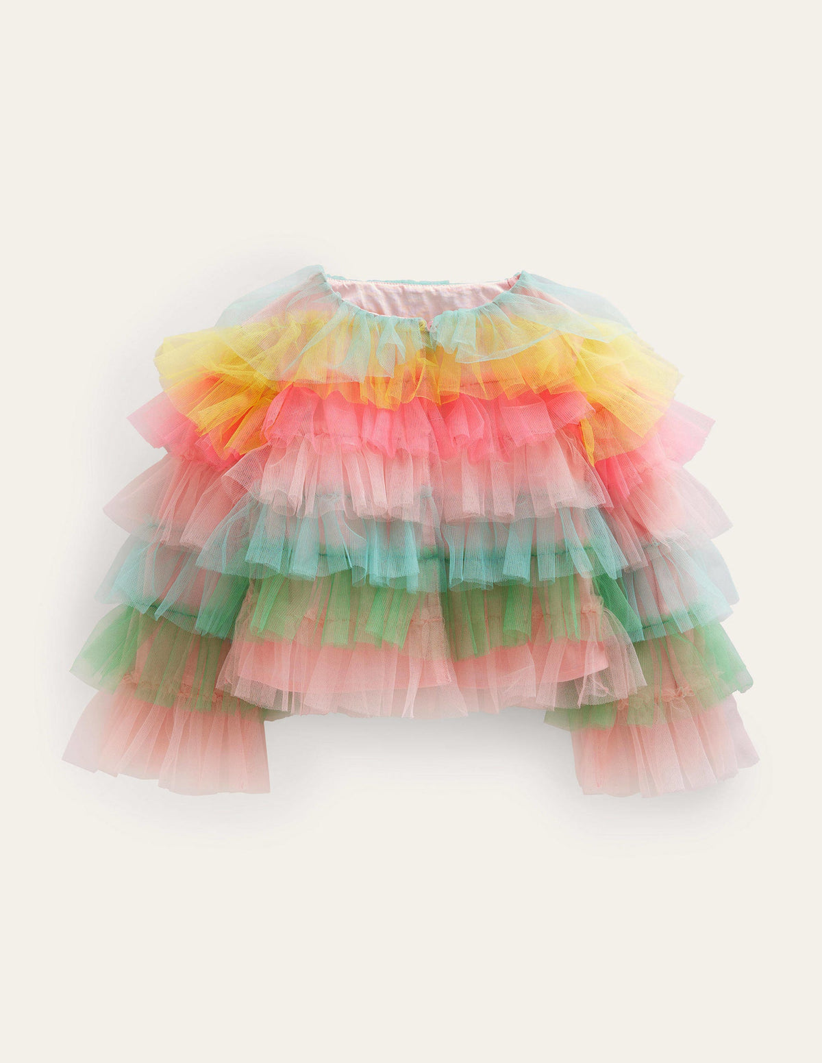 Tulle Jacket-Multi Rainbow-1