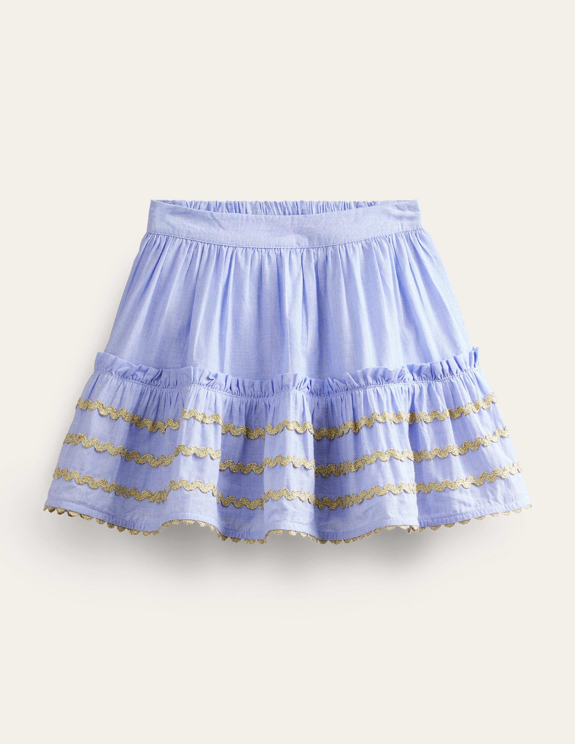Seam Detail Ric Rac Skirt-End on End - Image 1